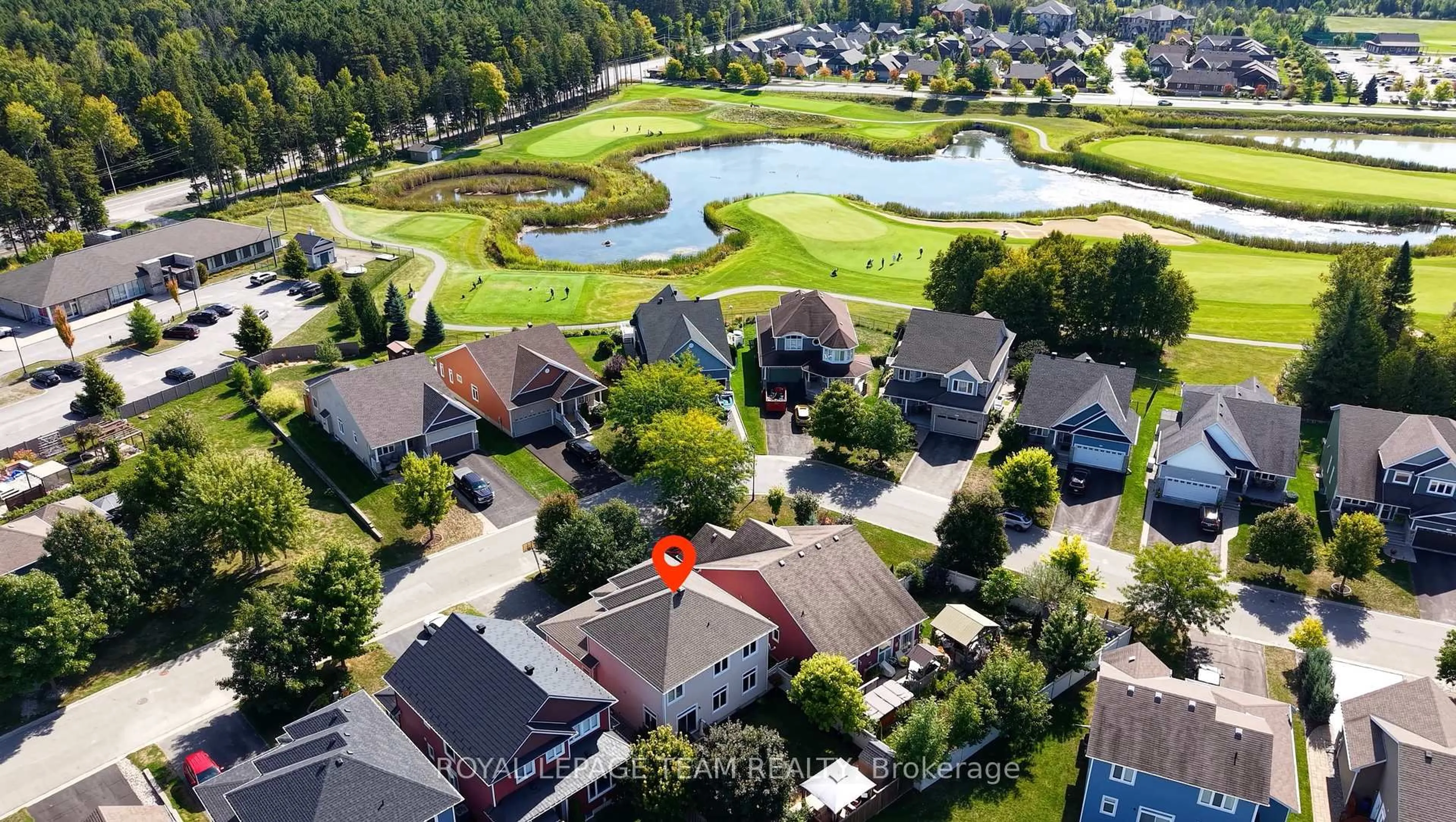 A pic from outside/outdoor area/front of a property/back of a property/a pic from drone, water/lake/river/ocean view for 165 Bonnyley Cres, North Grenville Ontario K0G 1J0