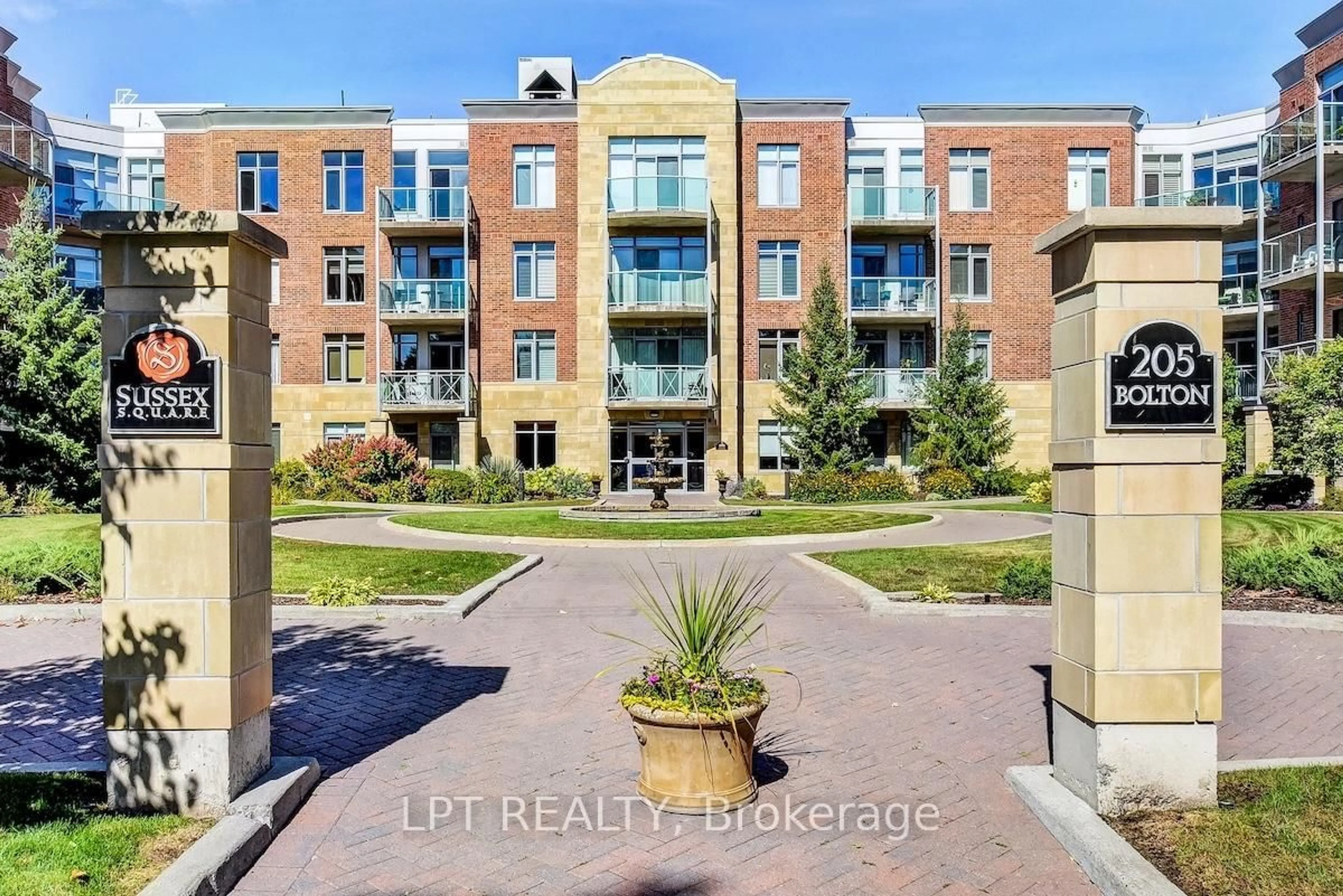 A pic from outside/outdoor area/front of a property/back of a property/a pic from drone, unknown for 205 Bolton St #102, Ottawa Ontario K1N 1K7