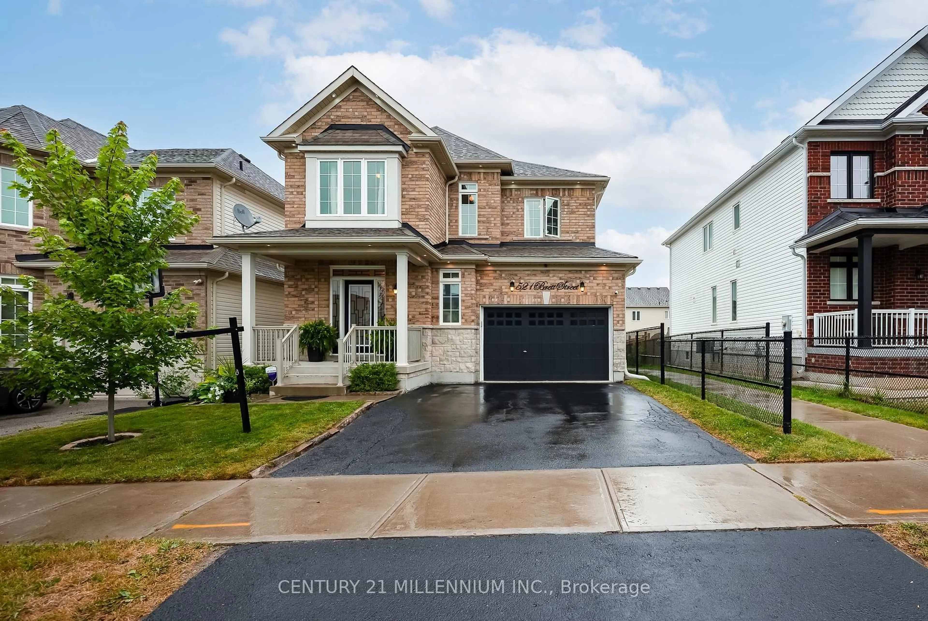 Home with brick exterior material, street for 521 Brett St, Shelburne Ontario L9V 3V5
