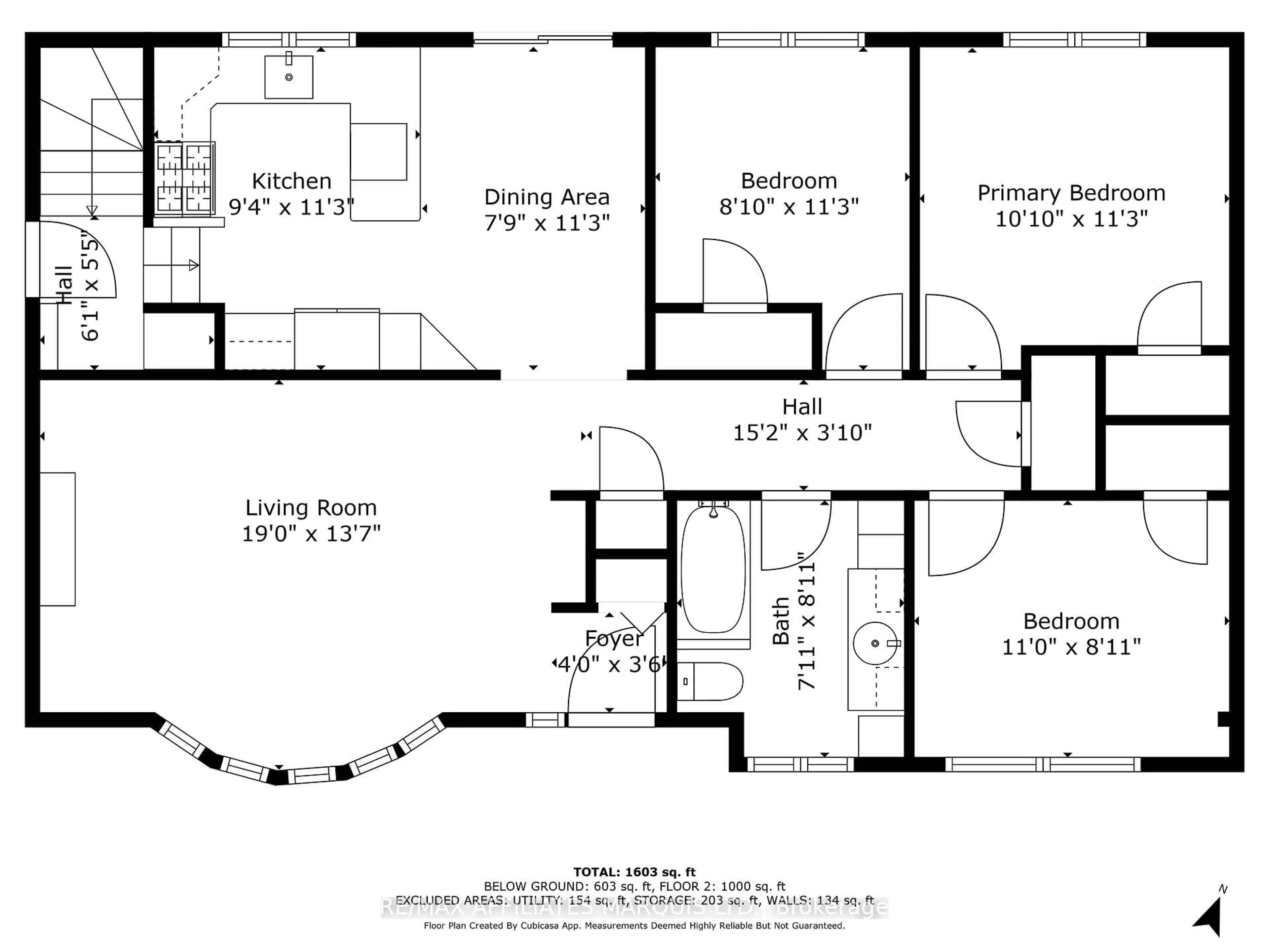 Floor plan for 900 Osborne Ave, Cornwall Ontario K6J 1K6