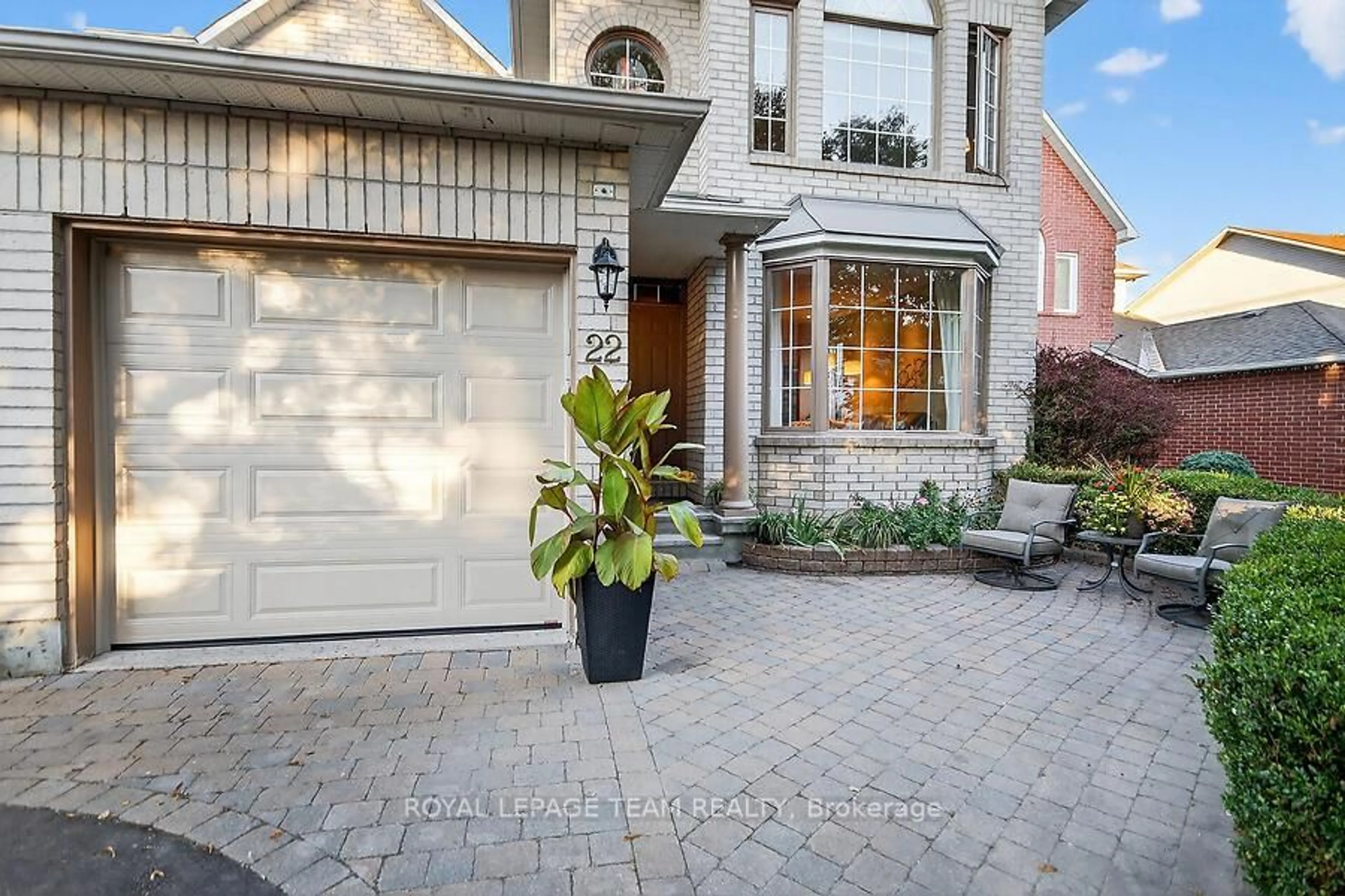 Home with brick exterior material, street for 22 Birchfield Ave, Kanata Ontario K2M 2N5