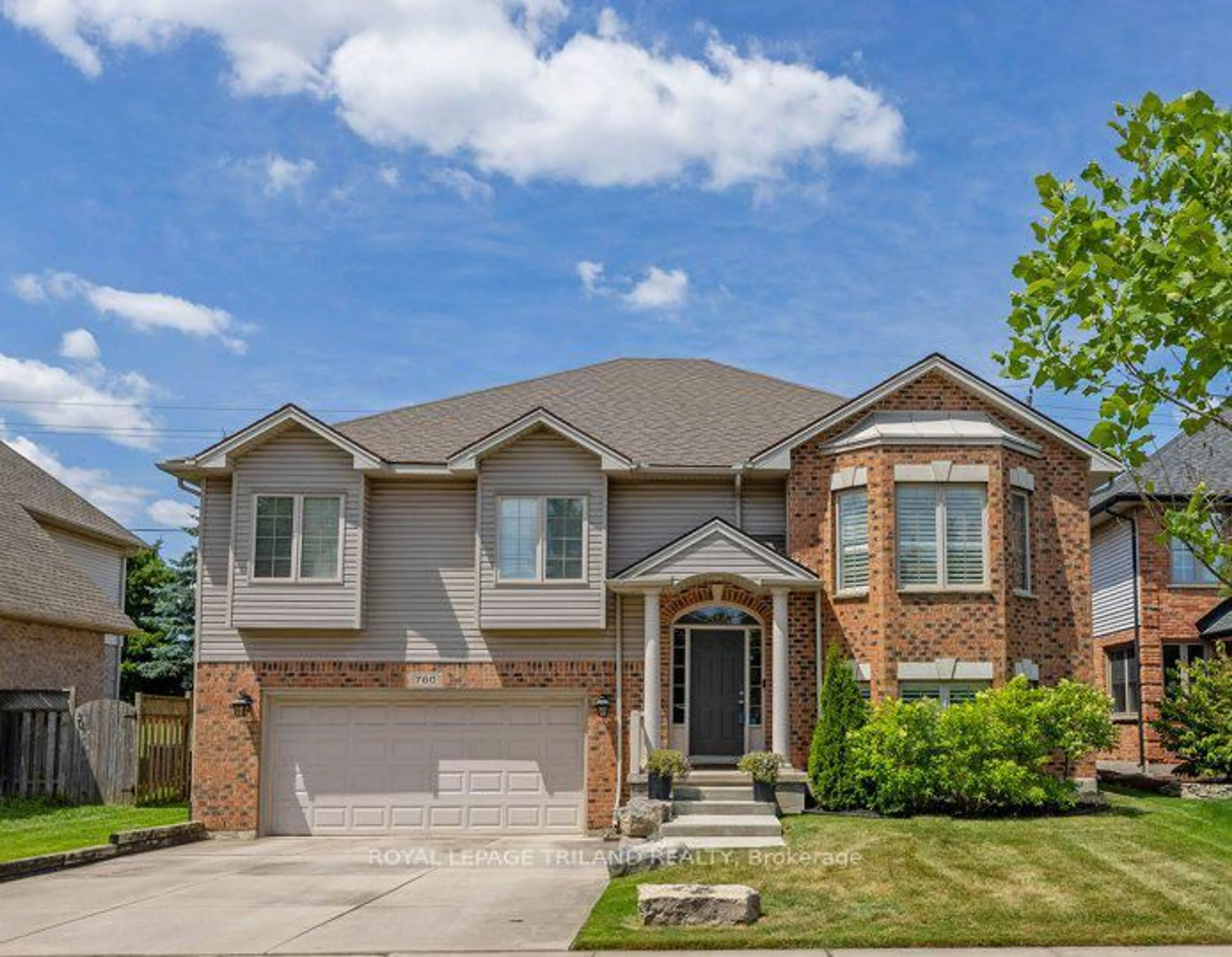Home with brick exterior material, street for 780 WHITEHAVEN Cres, London North Ontario N6G 4V6
