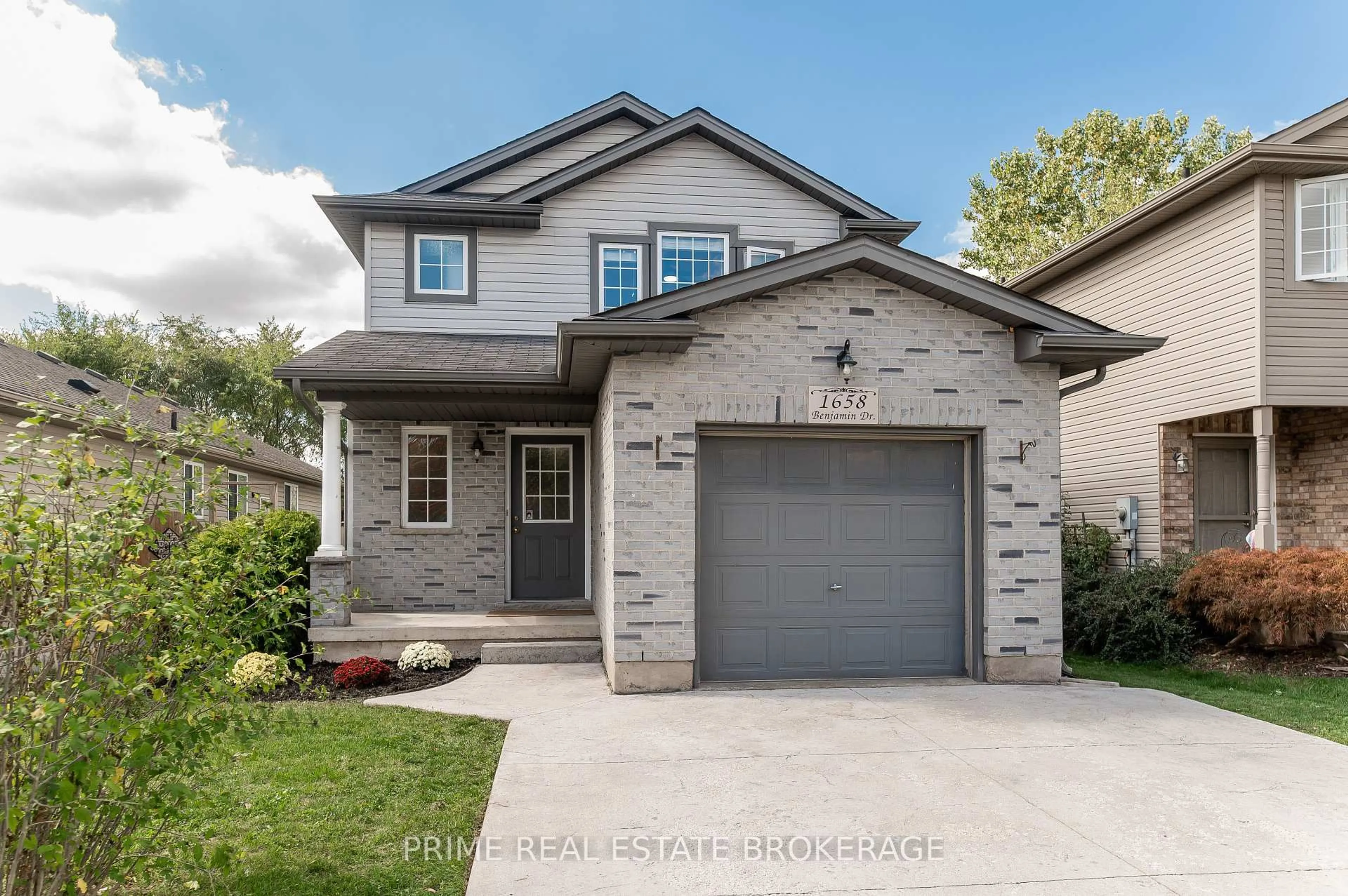 Home with brick exterior material, street for 1658 Benjamin Dr, London East Ontario N5V 5K1