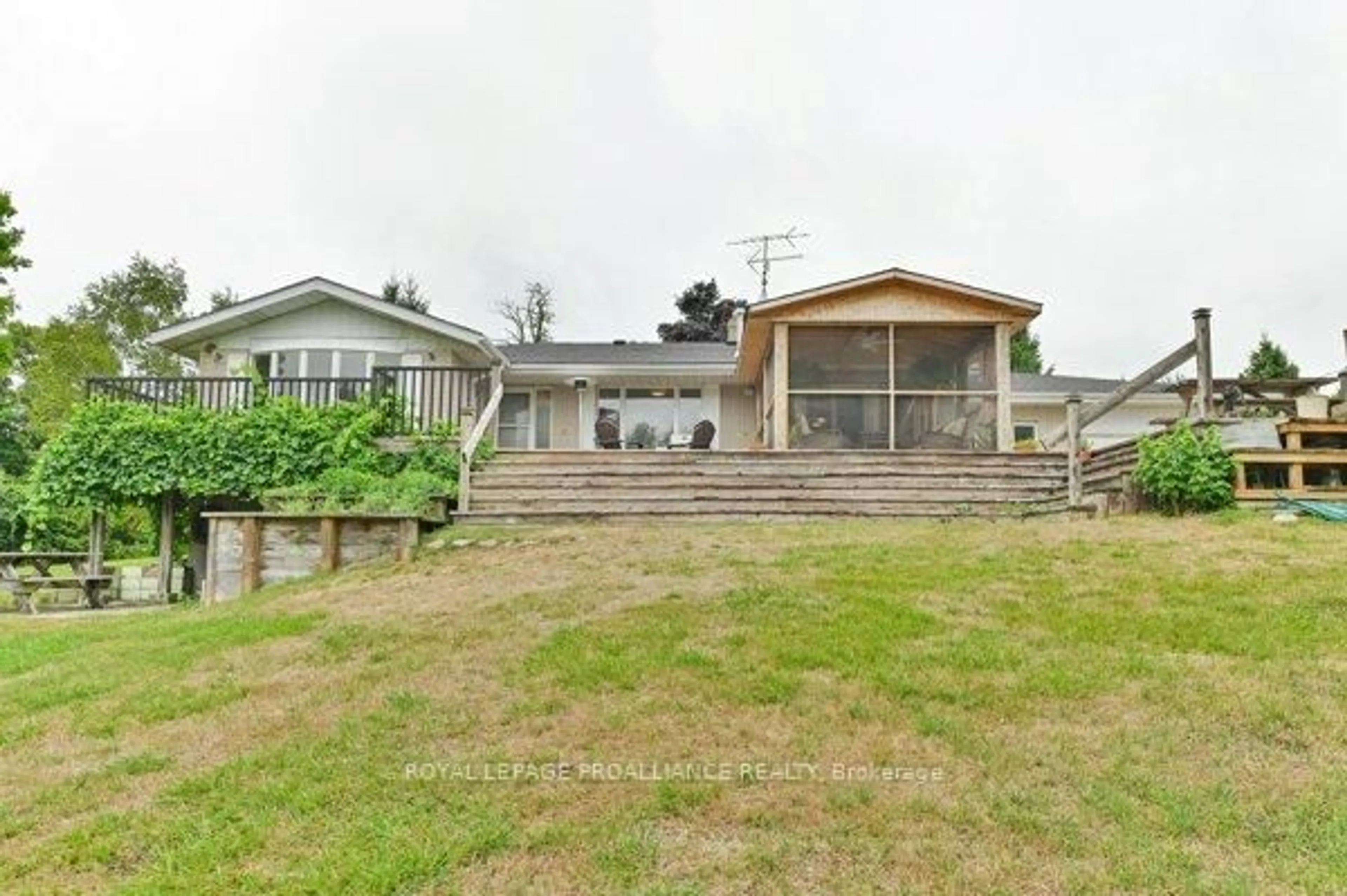 A pic from outside/outdoor area/front of a property/back of a property/a pic from drone, water/lake/river/ocean view for 486 Waites Rd, Cramahe Ontario K0K 1S0