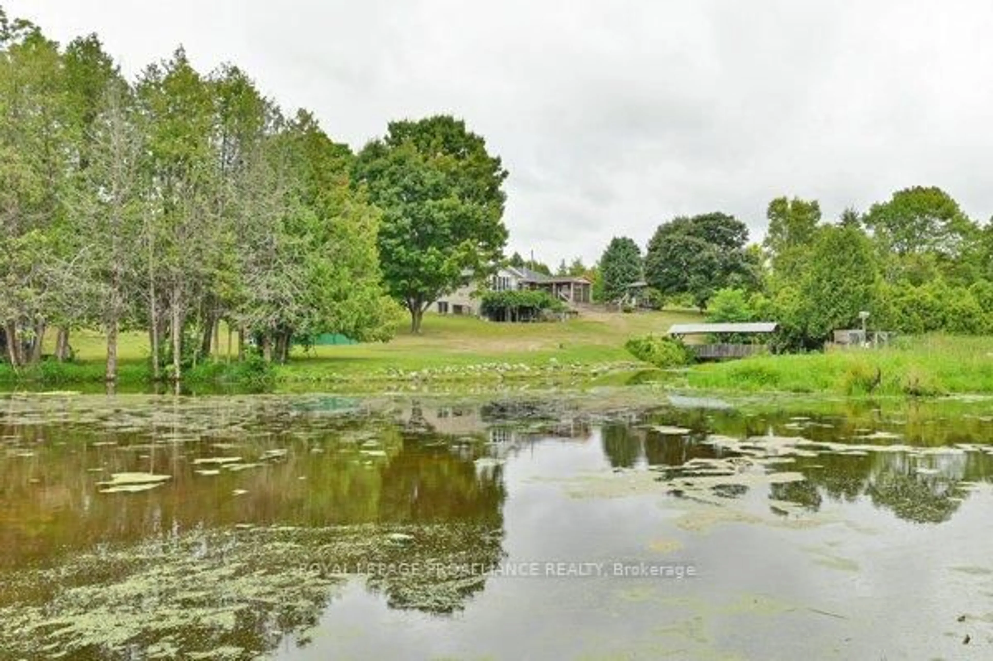 A pic from outside/outdoor area/front of a property/back of a property/a pic from drone, water/lake/river/ocean view for 486 Waites Rd, Cramahe Ontario K0K 1S0
