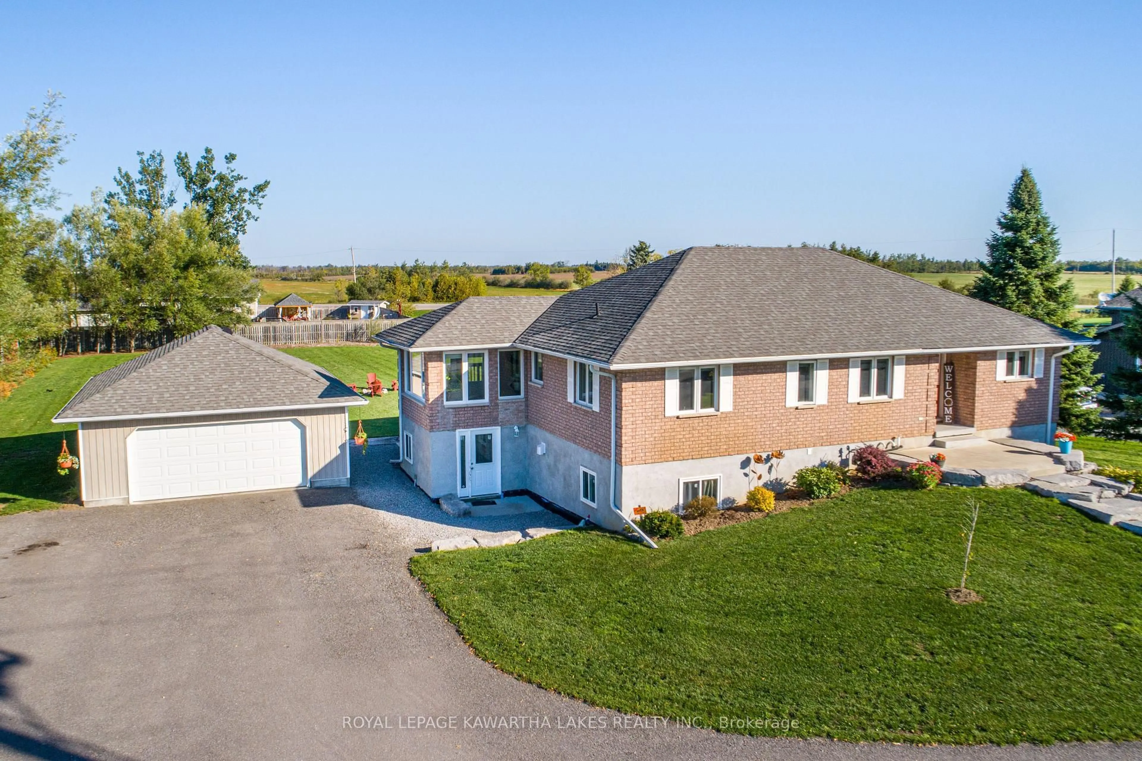 A pic from outside/outdoor area/front of a property/back of a property/a pic from drone, water/lake/river/ocean view for 59 Weldon Rd, Kawartha Lakes Ontario K9V 4R6