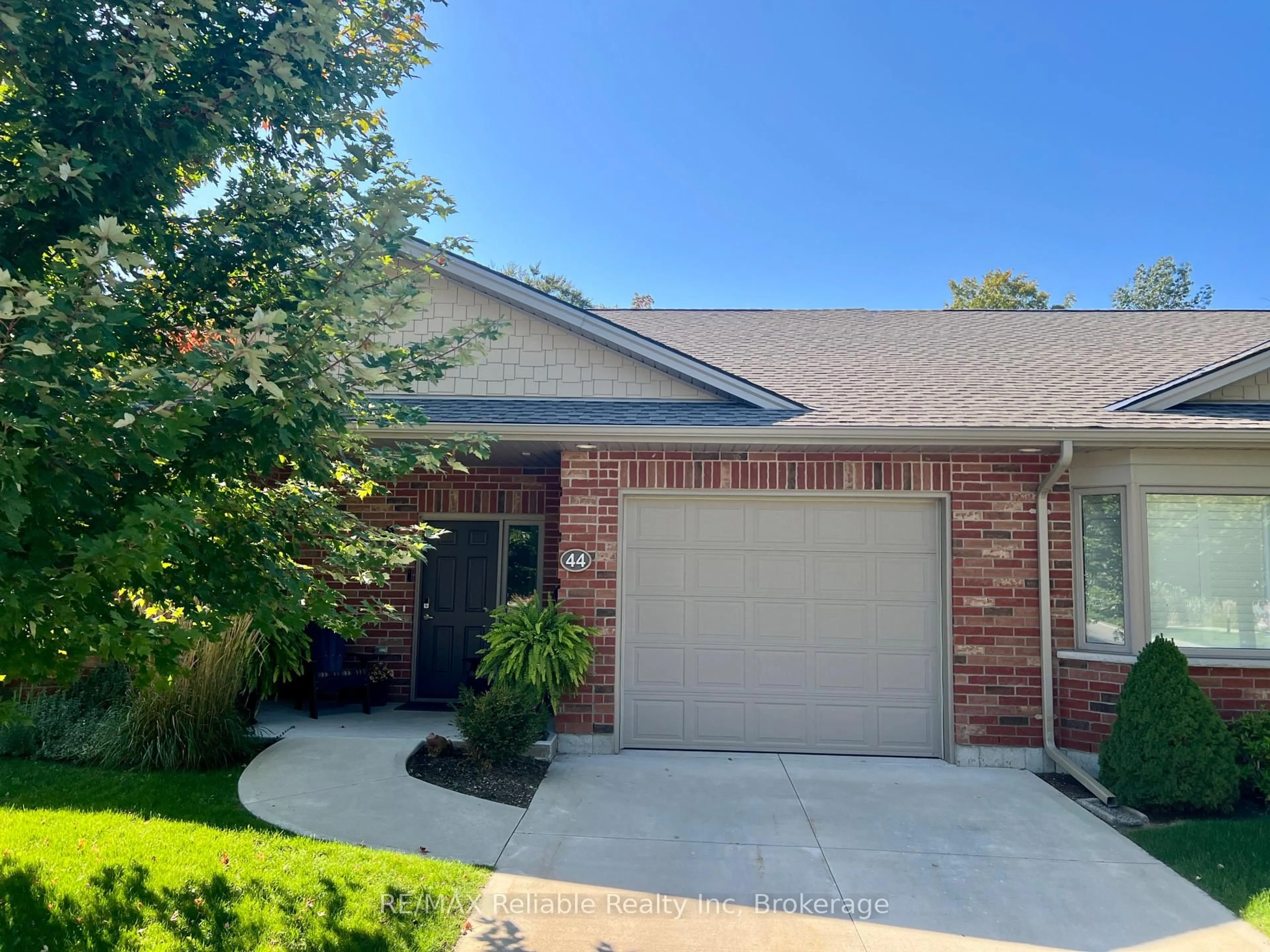 Home with brick exterior material, street for 44 Bayfield Mews Lane, Bluewater Ontario N0M 1G0