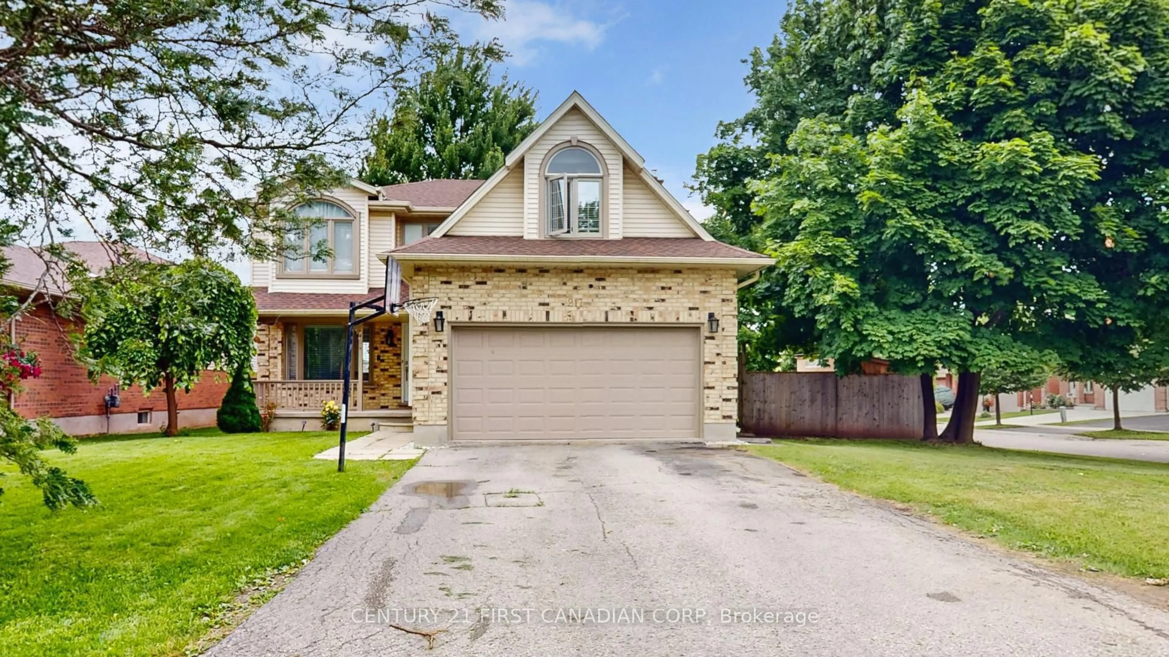 Home with brick exterior material, street for 217 Colette Dr, London South Ontario N6E 3S8