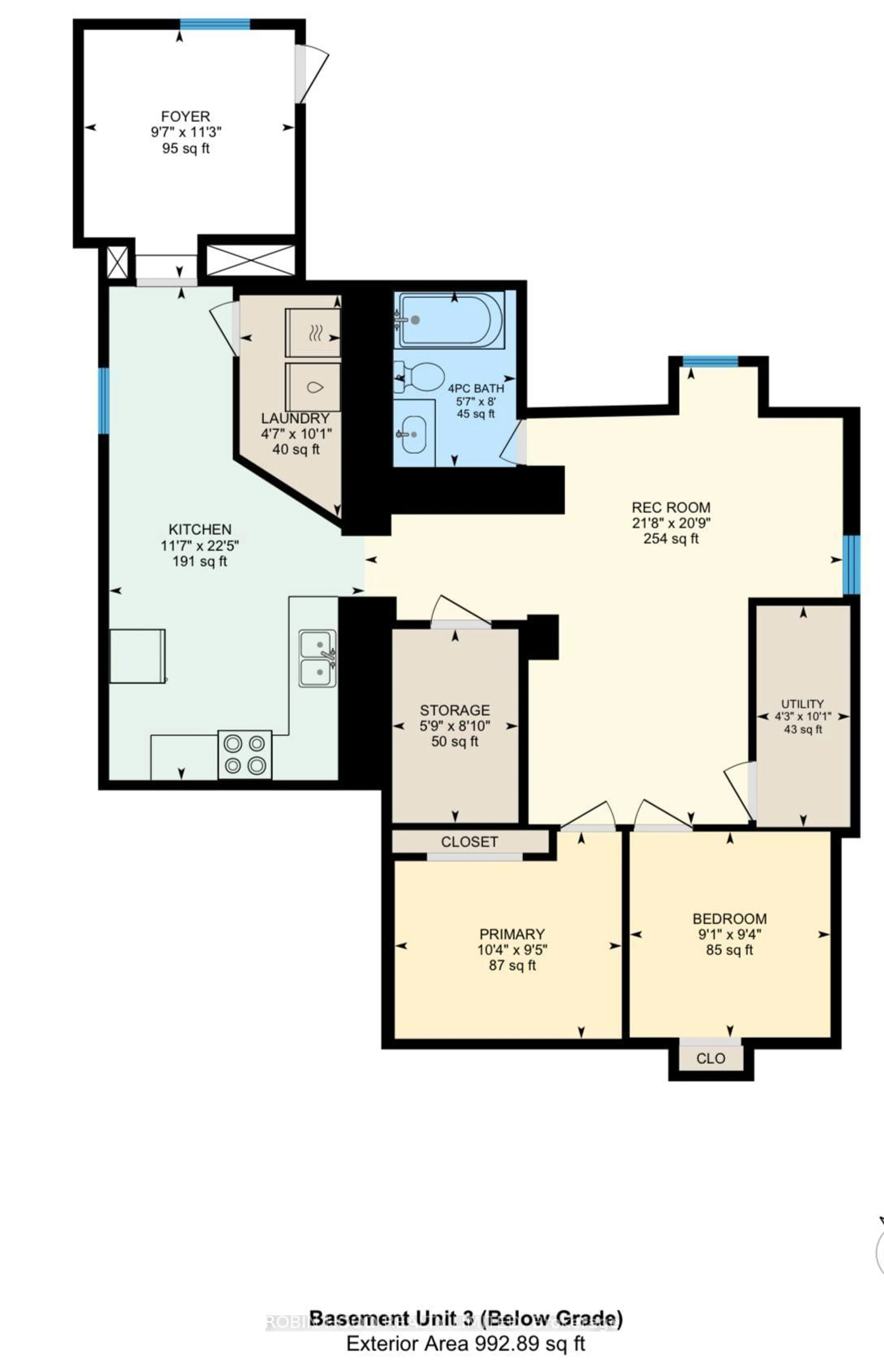 Floor plan for 11 Isabel St, Belleville Ontario K8P 3N4