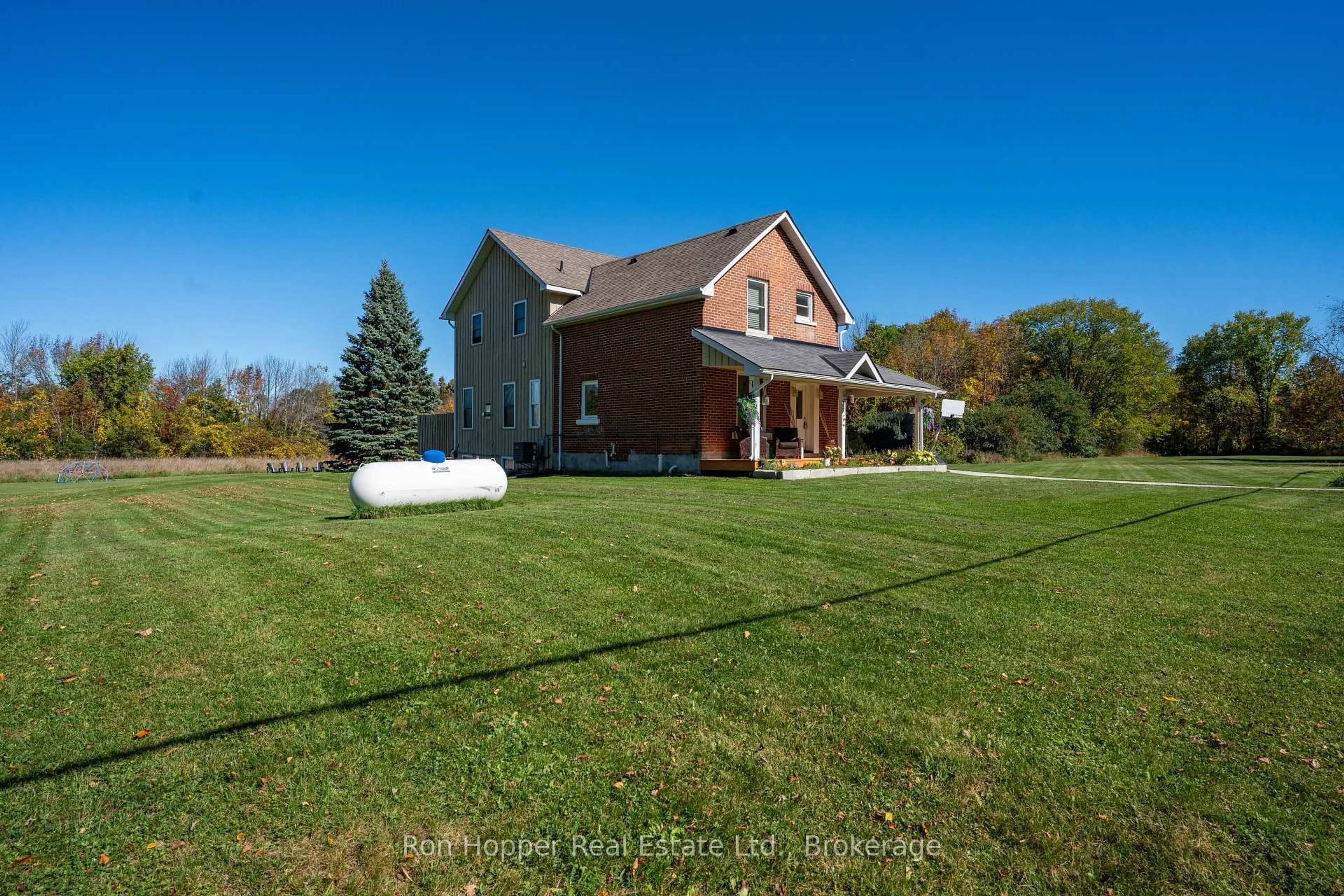 A pic from outside/outdoor area/front of a property/back of a property/a pic from drone, water/lake/river/ocean view for 123025 Story Book Park Rd, Owen Sound Ontario N4K 5N6