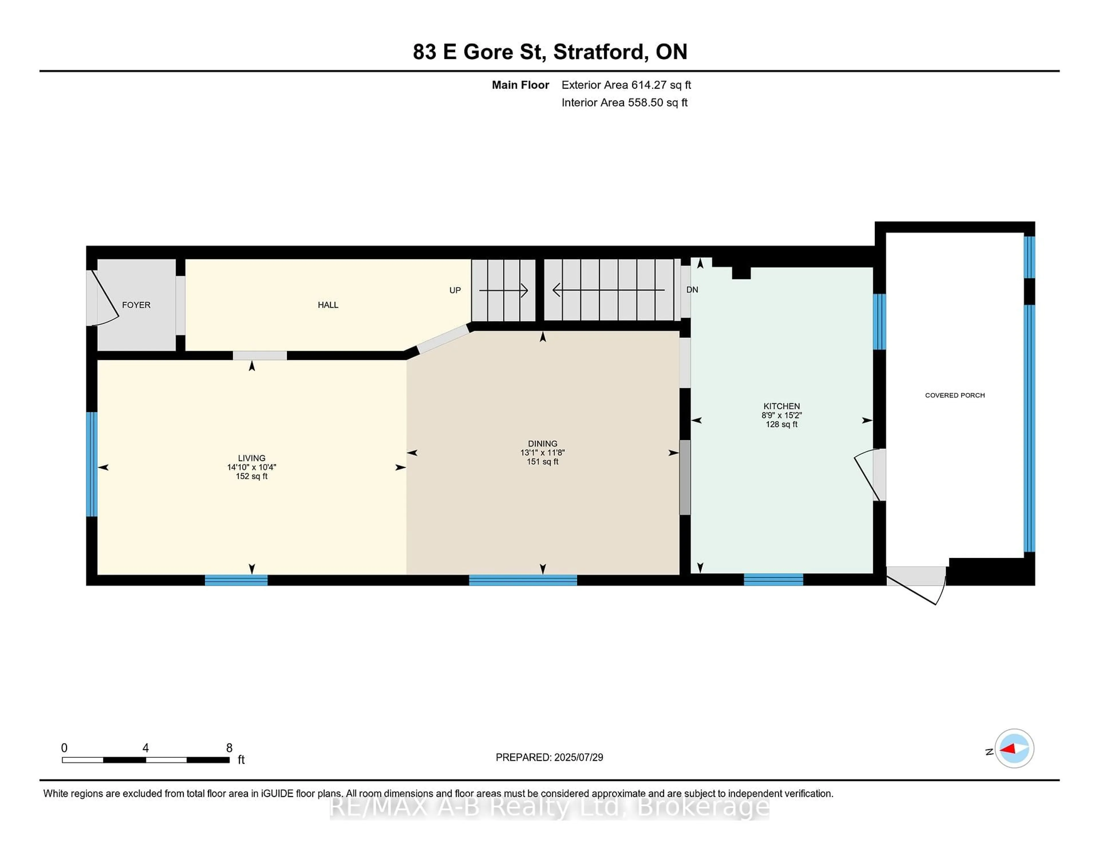 Floor plan for 83 East Gore St, Stratford Ontario N5A 3X4