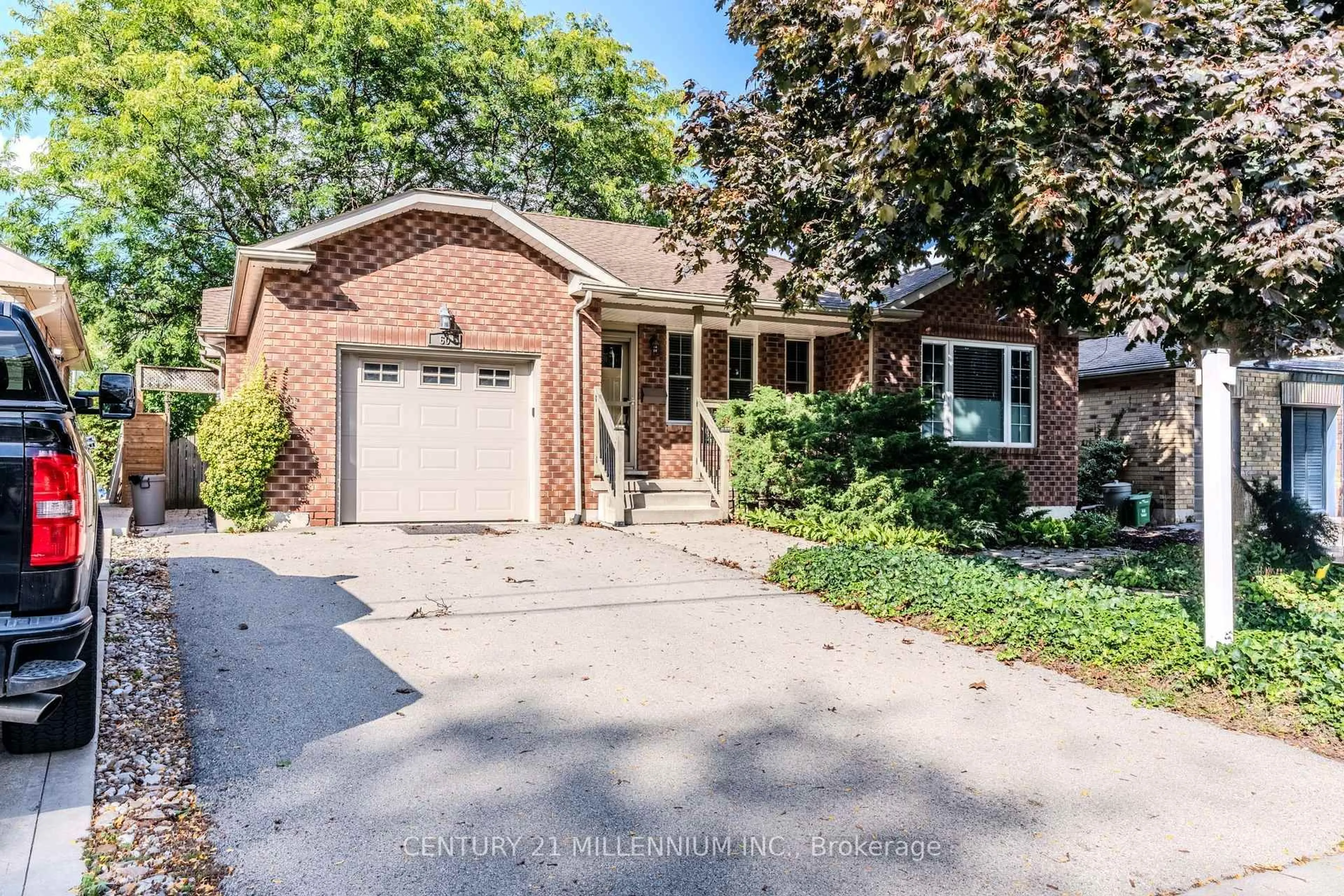 Home with brick exterior material, street for 60 Ofield Rd, Hamilton Ontario L8S 2M7