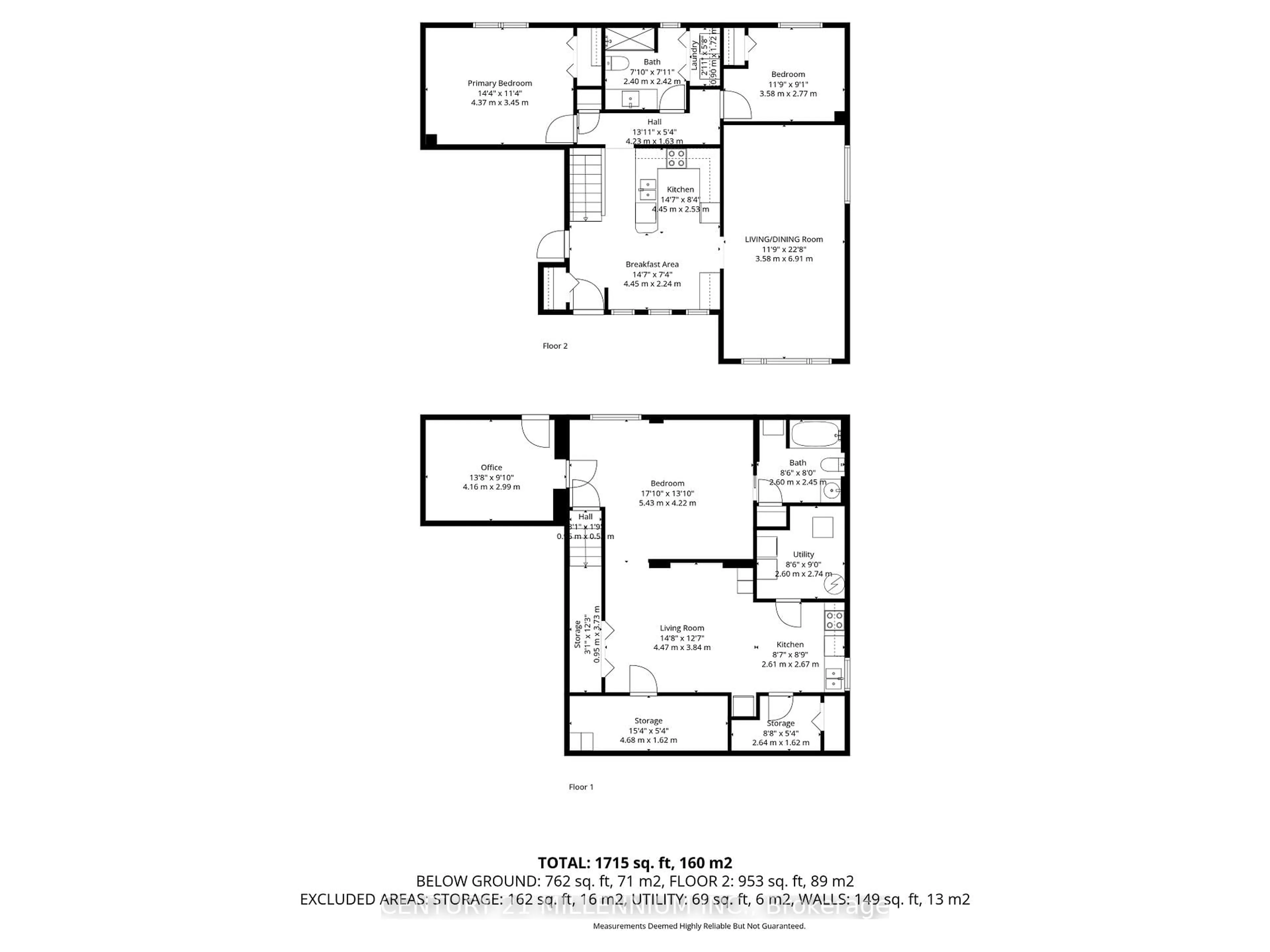 Floor plan for 60 Ofield Rd, Hamilton Ontario L8S 2M7