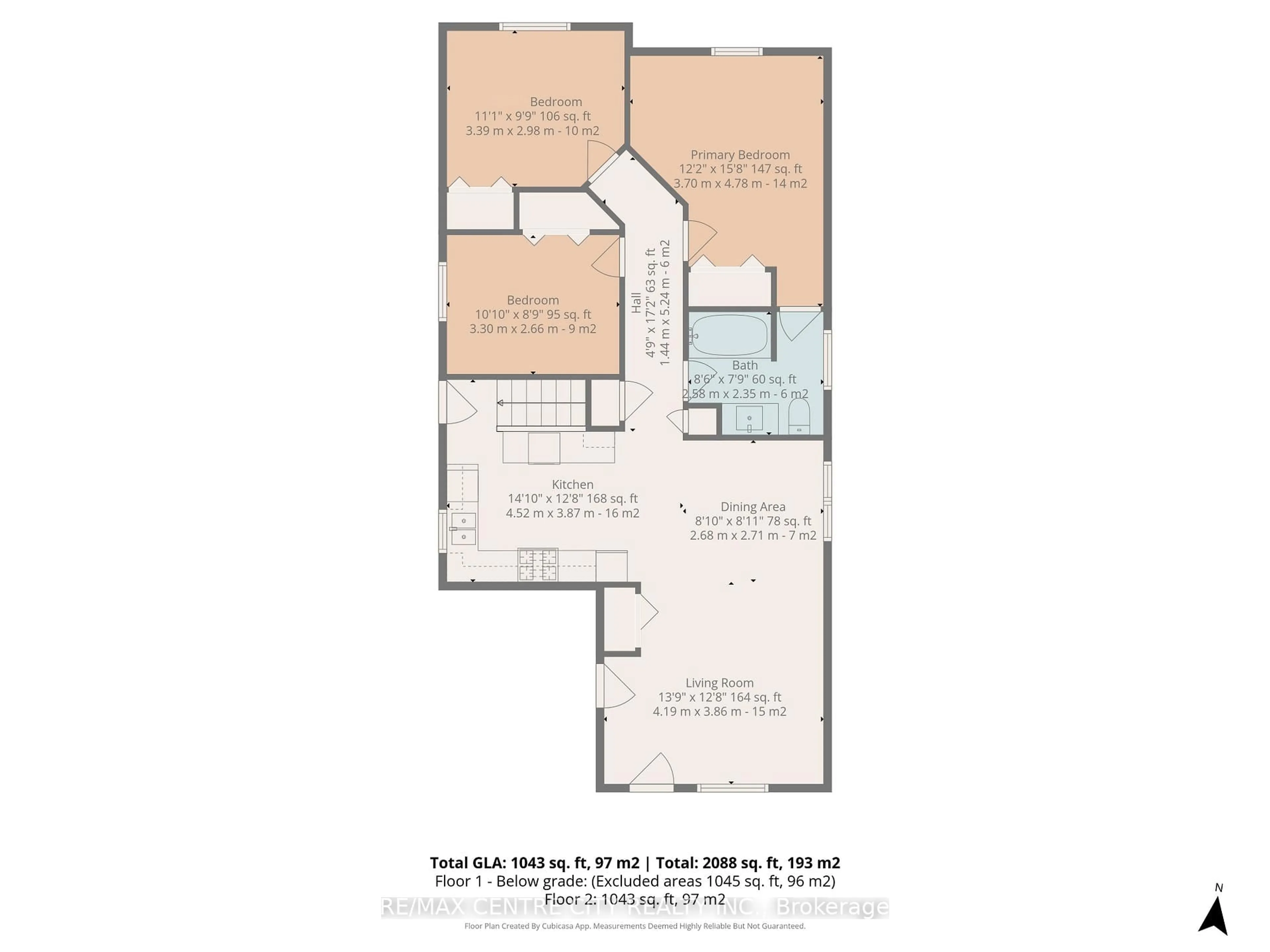 Floor plan for 557 Wellington St, St. Thomas Ontario N5R 6G2