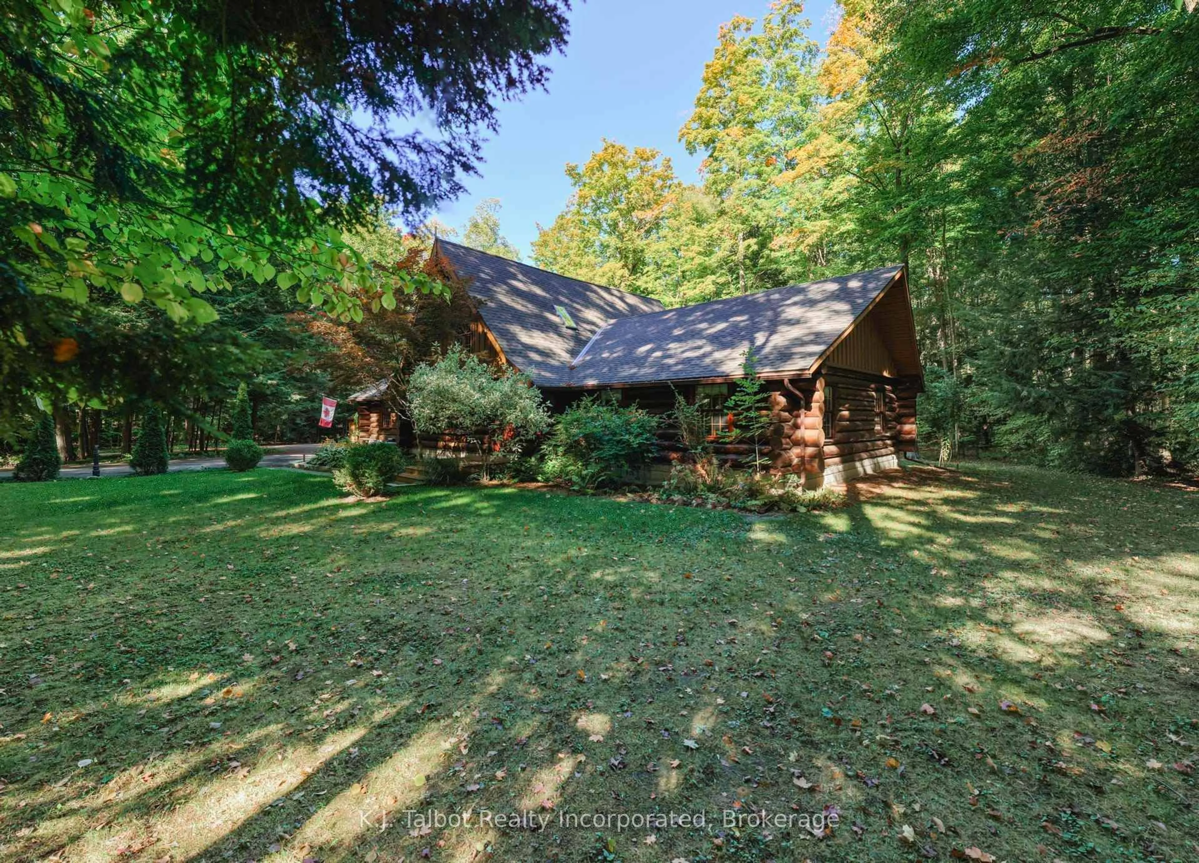 A pic from outside/outdoor area/front of a property/back of a property/a pic from drone, forest/trees view for 35576B Bayfield River Road, R.R. #2 Rd, Central Huron Ontario N0M 1G0