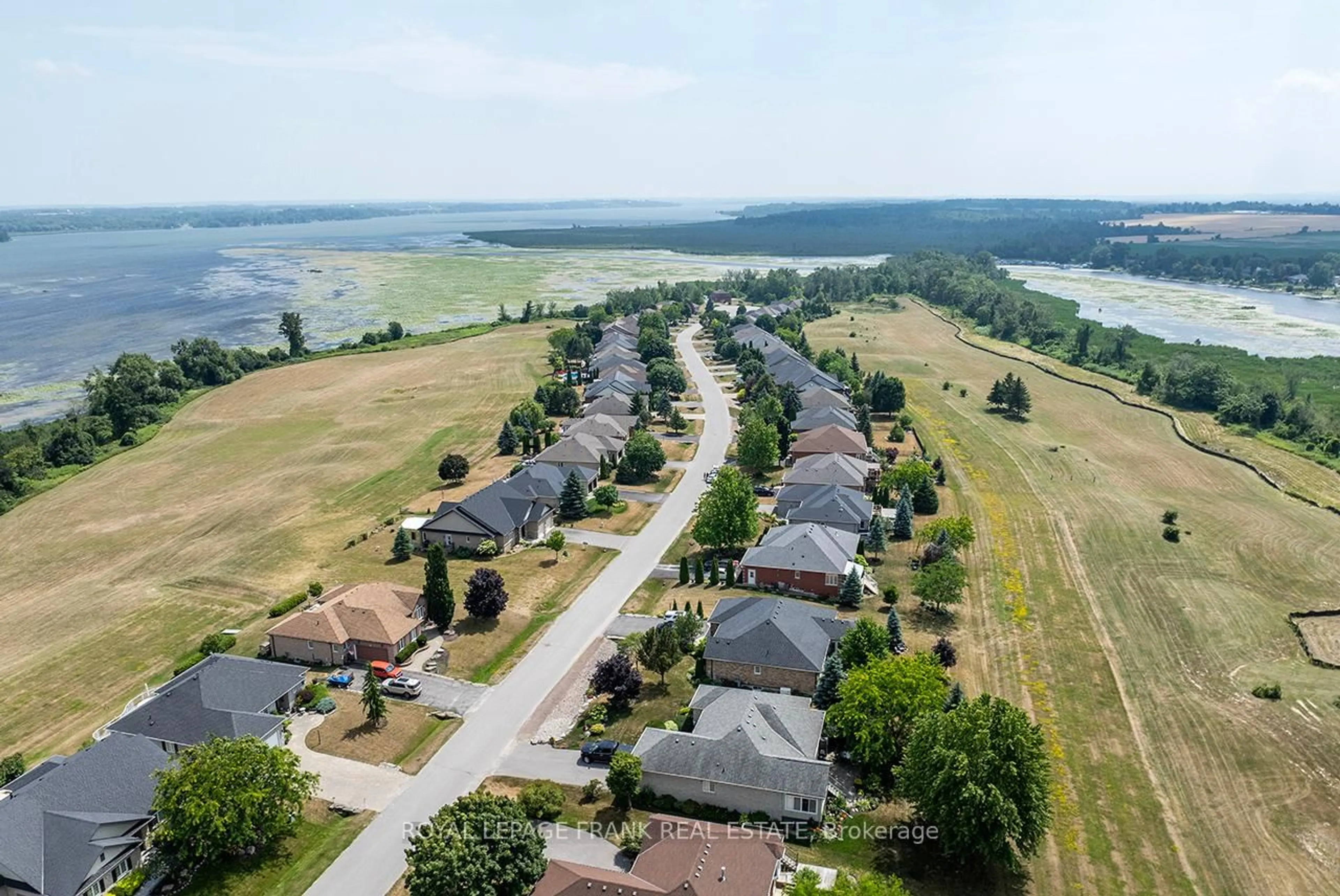 A pic from outside/outdoor area/front of a property/back of a property/a pic from drone, water/lake/river/ocean view for 202 Southcrest Dr, Kawartha Lakes Ontario L0C 1G0