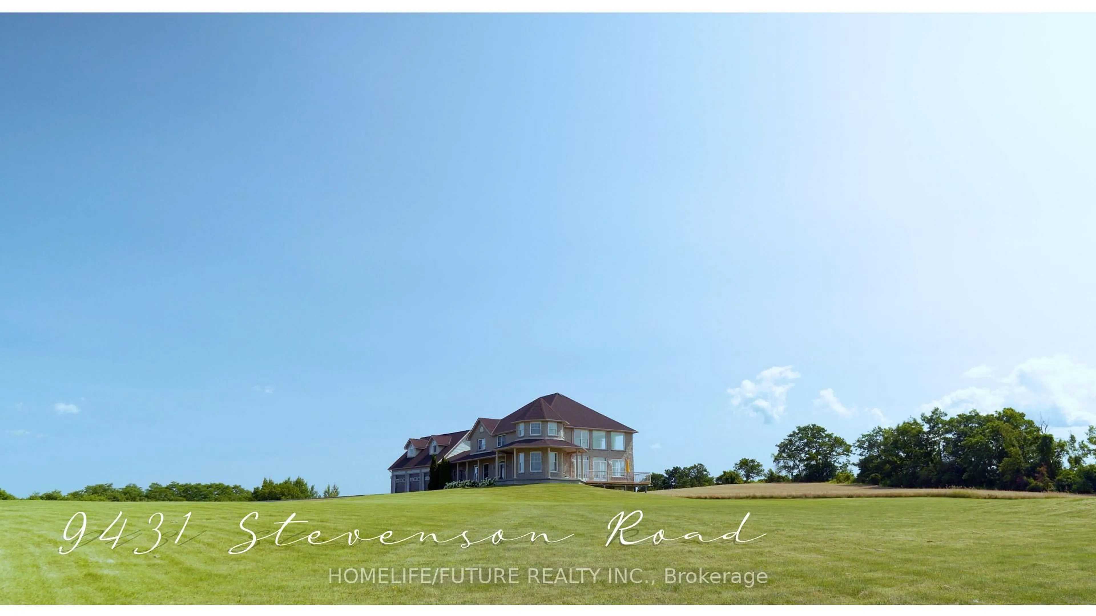 A pic from outside/outdoor area/front of a property/back of a property/a pic from drone, building for 9431 Stevenson Rd, Hamilton Township Ontario K0K 2E0