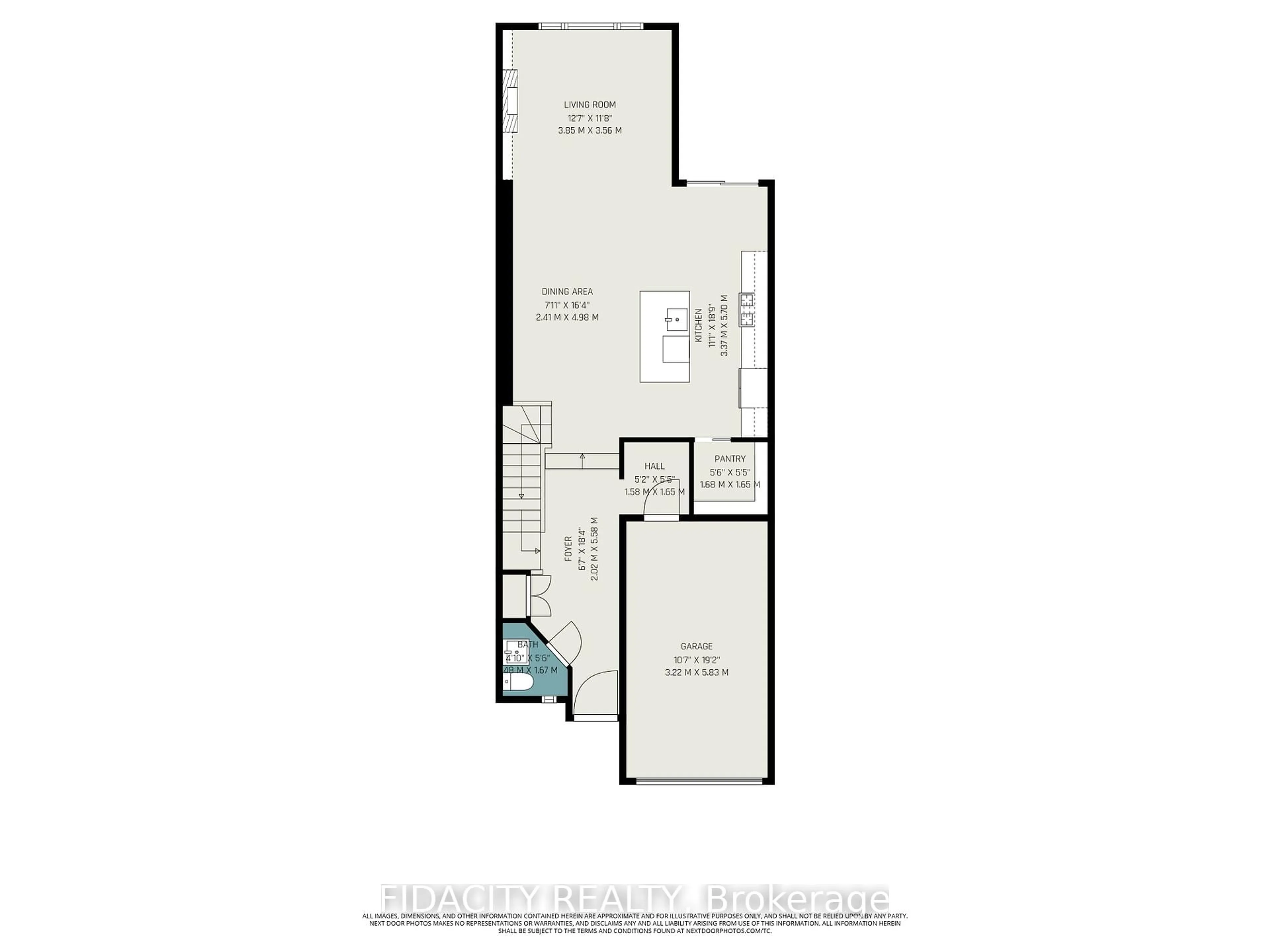 Floor plan for 712 Twist Way, Ottawa Ontario K2V 0M8