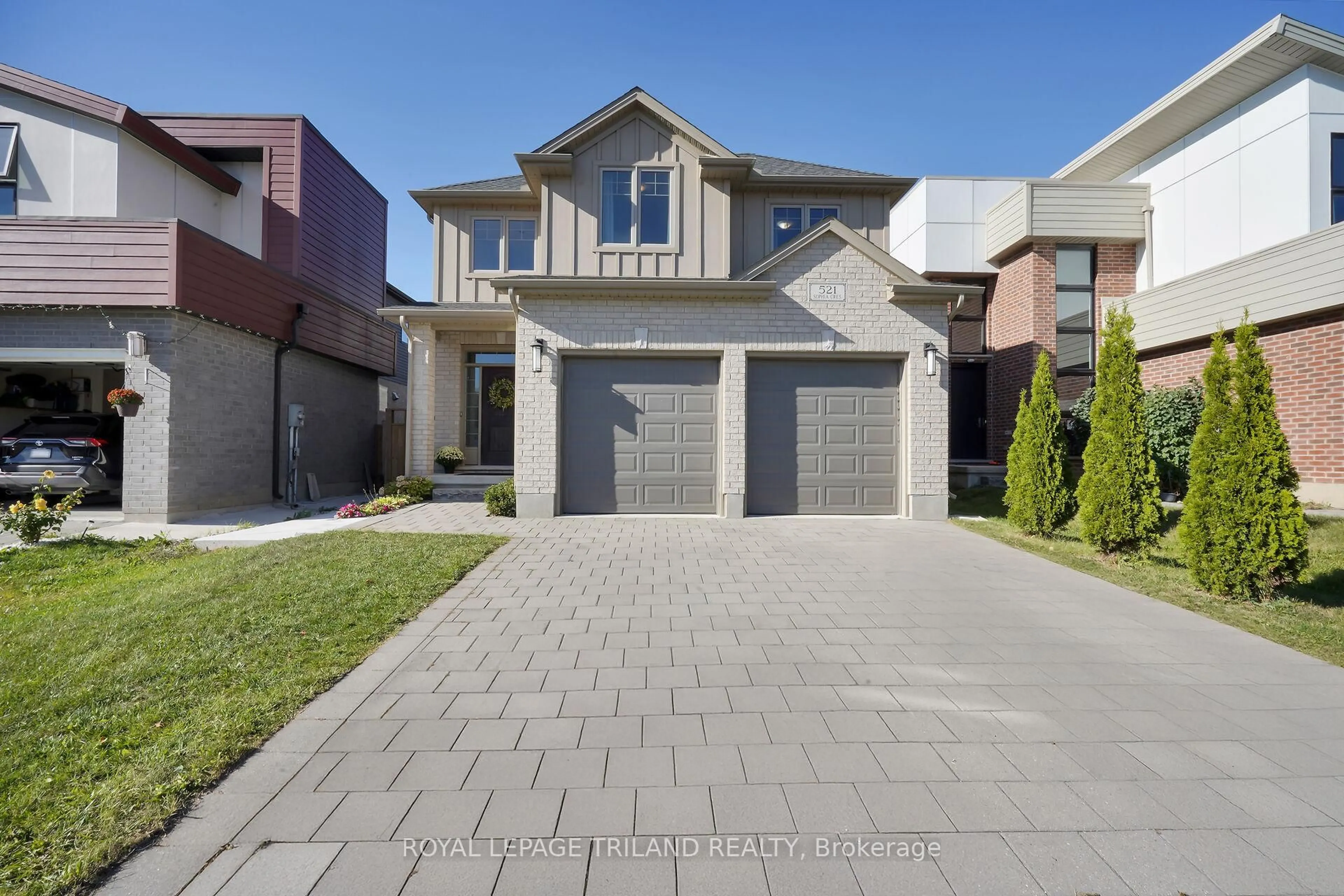 Home with brick exterior material, street for 521 Sophia Cres, London North Ontario N6H 5L4