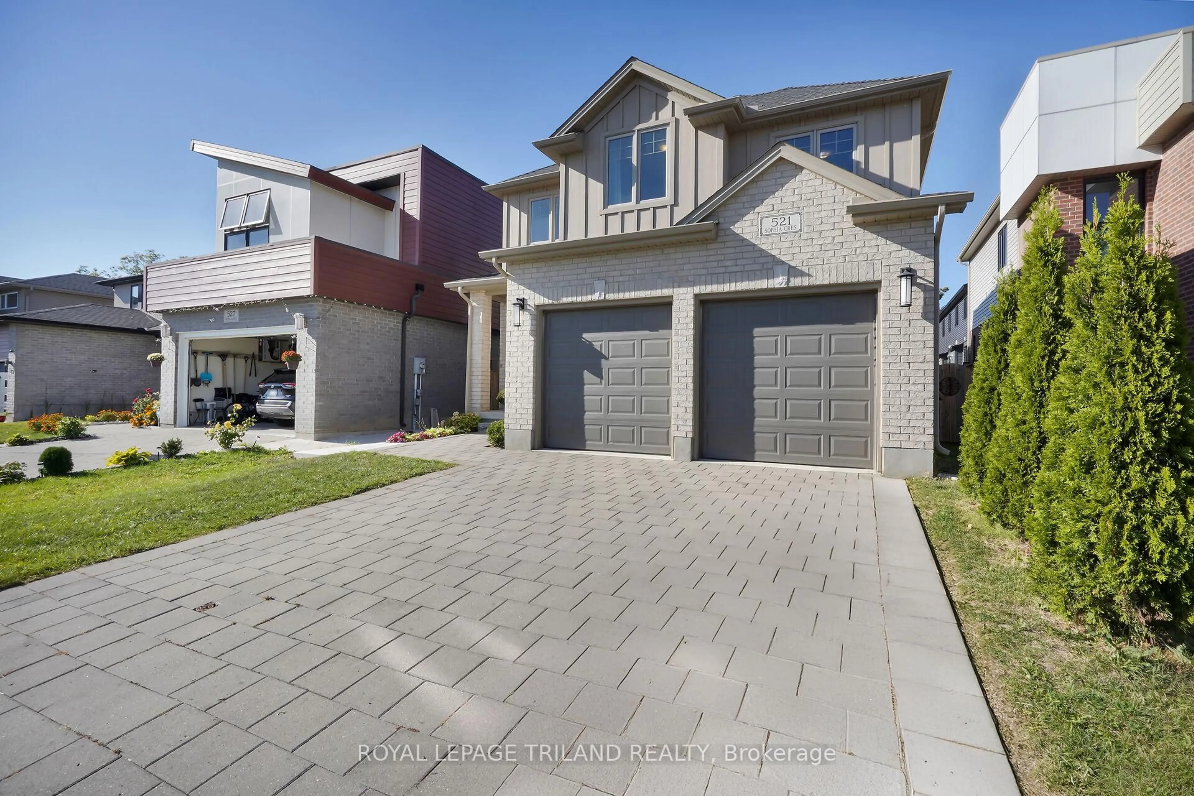 Home with brick exterior material, street for 521 Sophia Cres, London North Ontario N6H 5L4