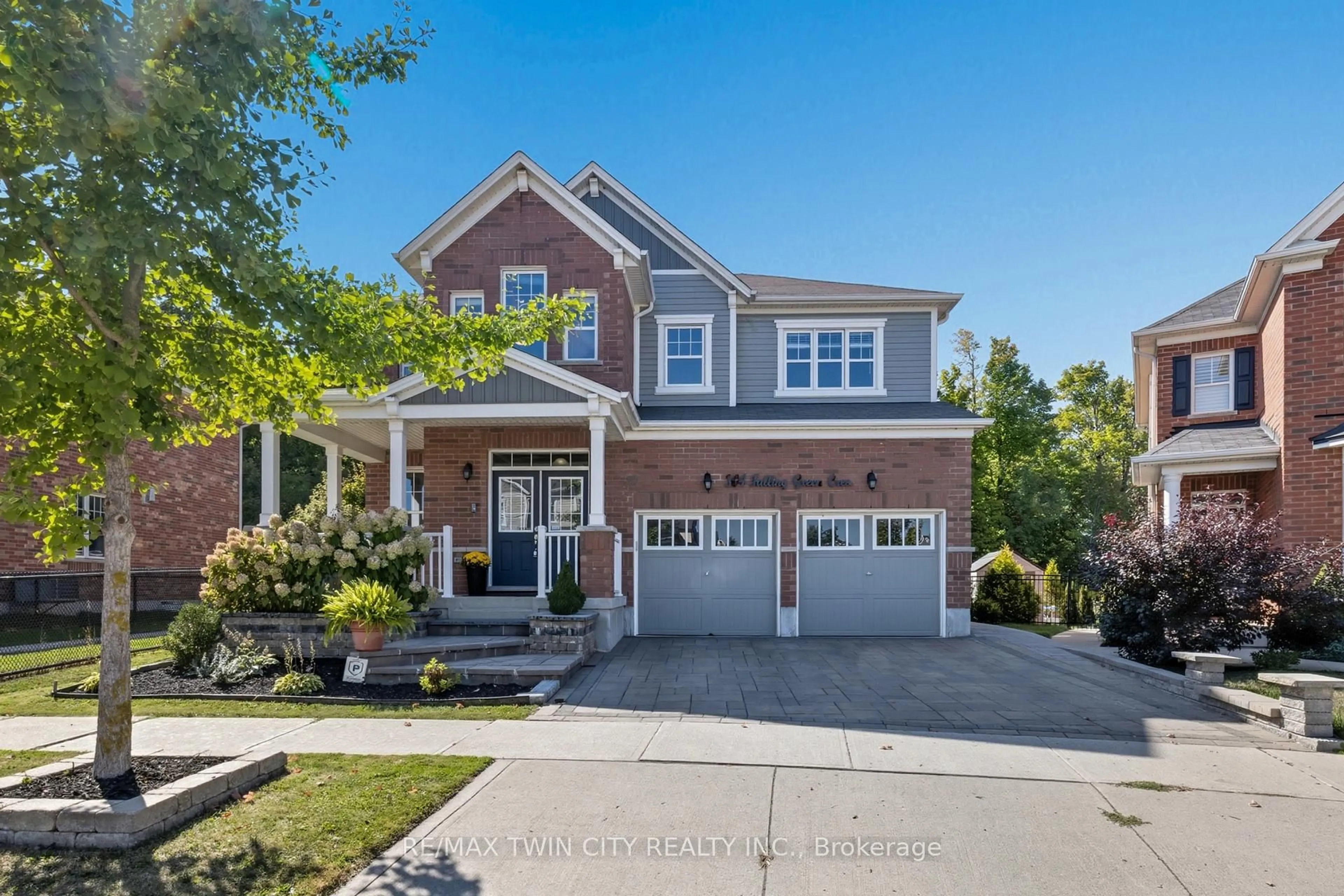 Home with brick exterior material, street for 304 Falling Green Cres, Kitchener Ontario N2R 0E9