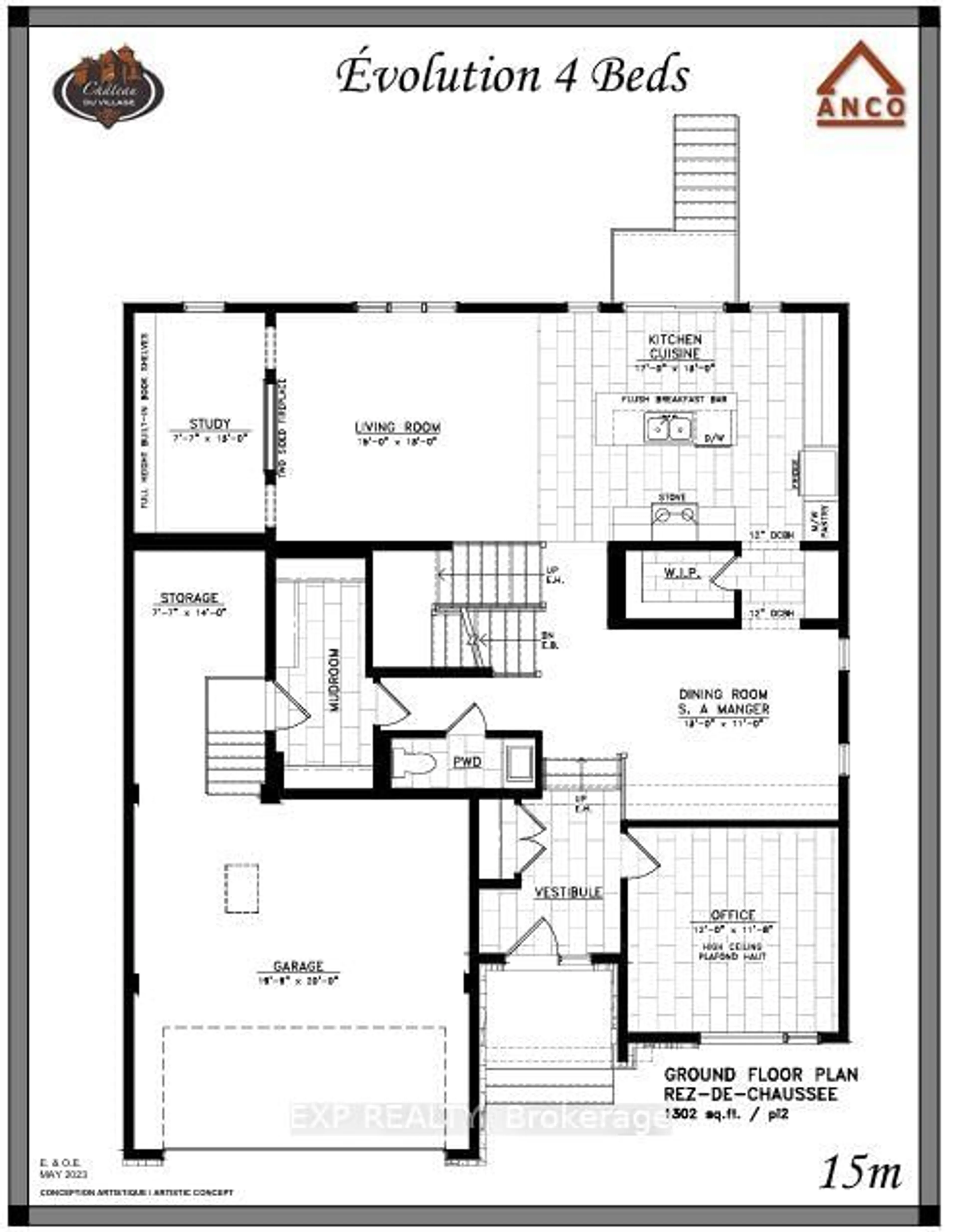 Floor plan for 623 Montessor Cres, Clarence-Rockland Ontario 00000