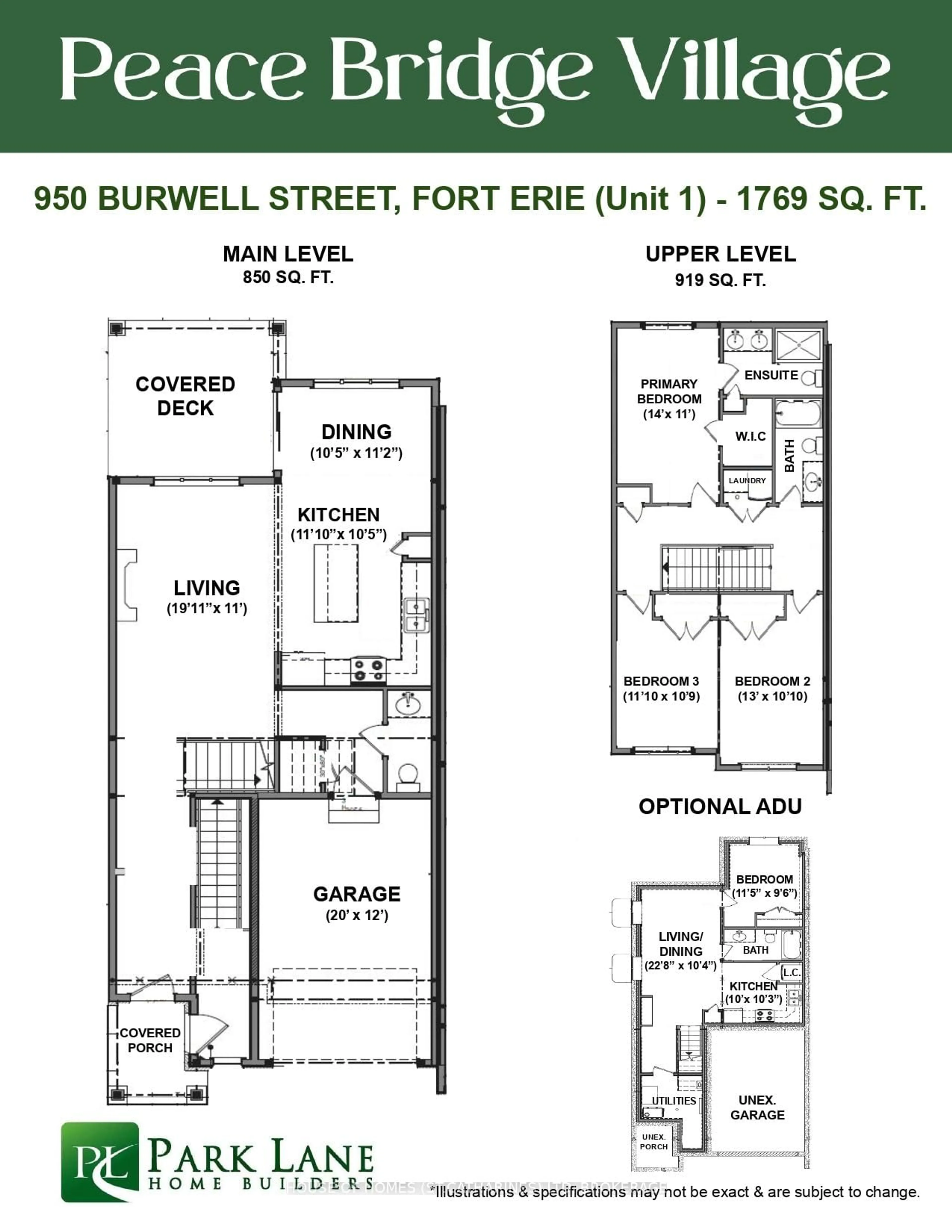 Floor plan for 950 BURWELL St, Fort Erie Ontario L2A 0E3
