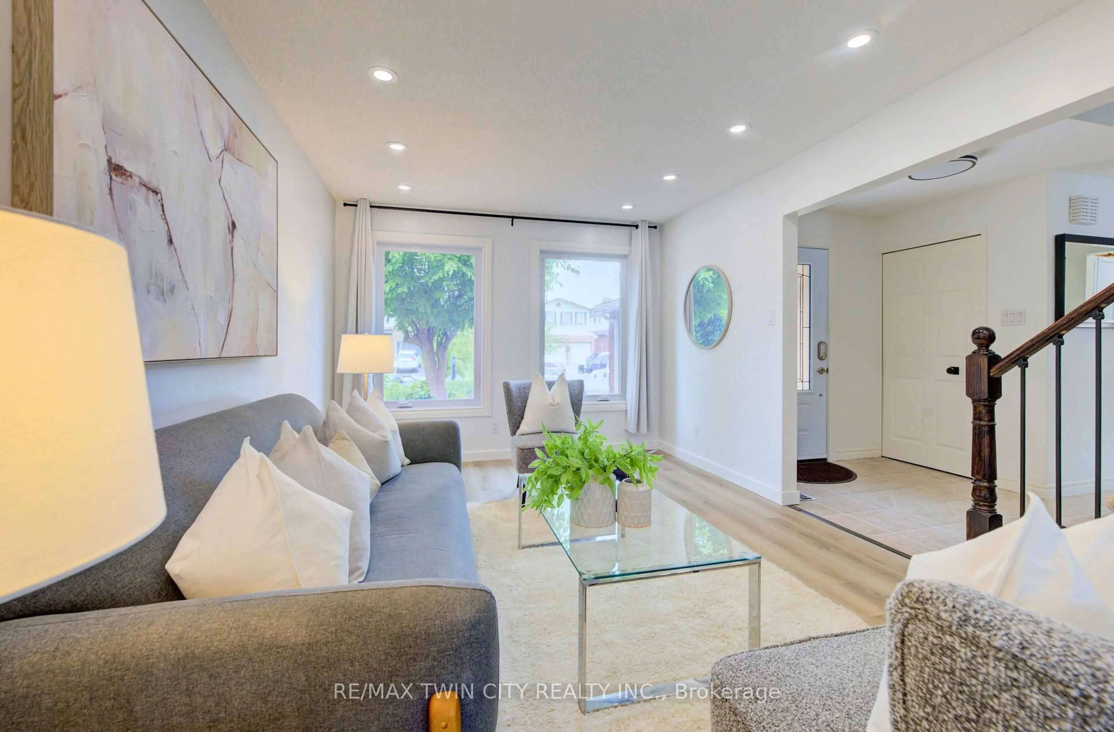 Living room with furniture, unknown for 243 Highview Dr, Kitchener Ontario N2N 2K6