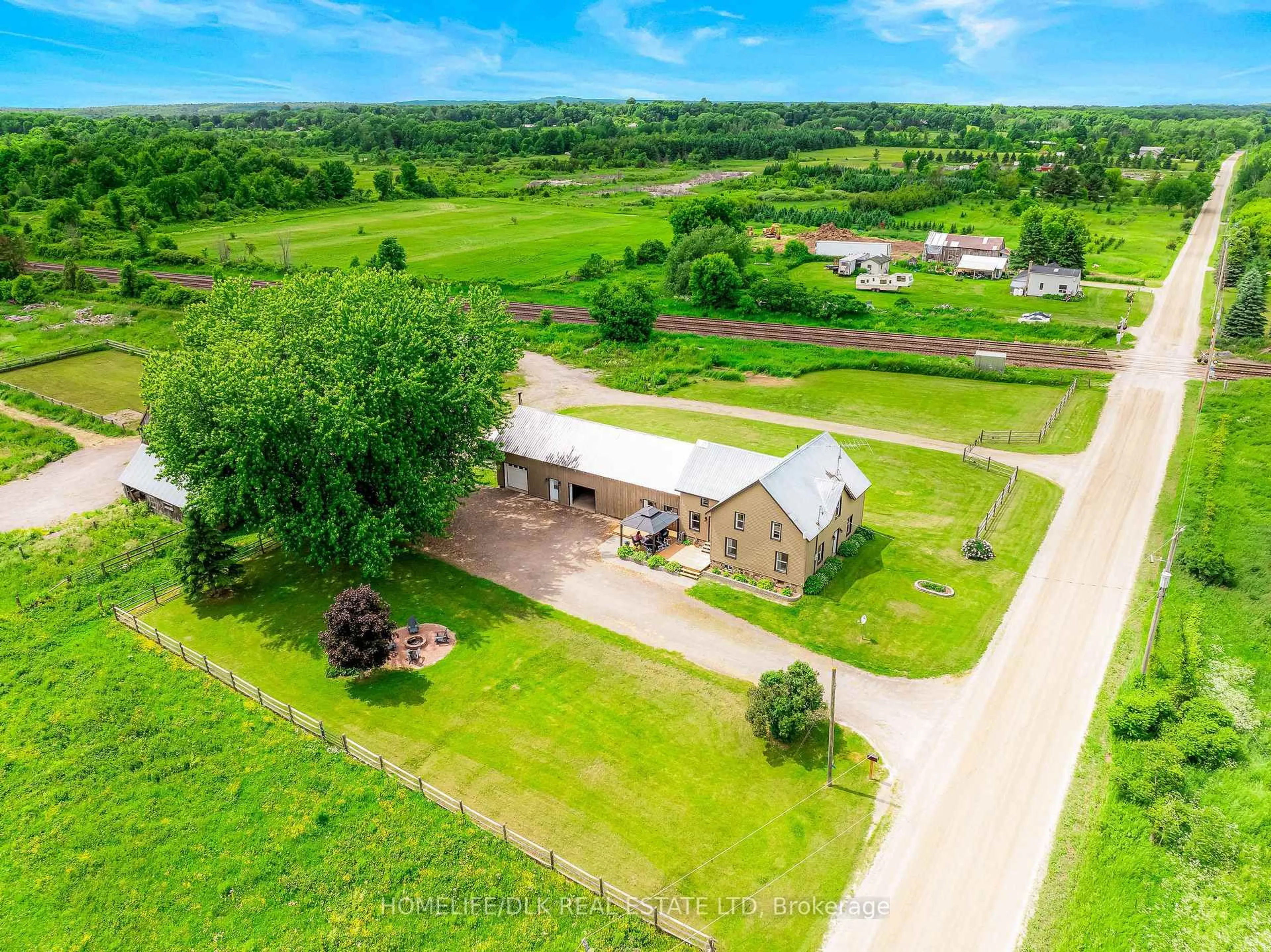 A pic from outside/outdoor area/front of a property/back of a property/a pic from drone, unknown for 316 Townline Rd, Leeds and the Thousand Islands Ontario K0E 1R0
