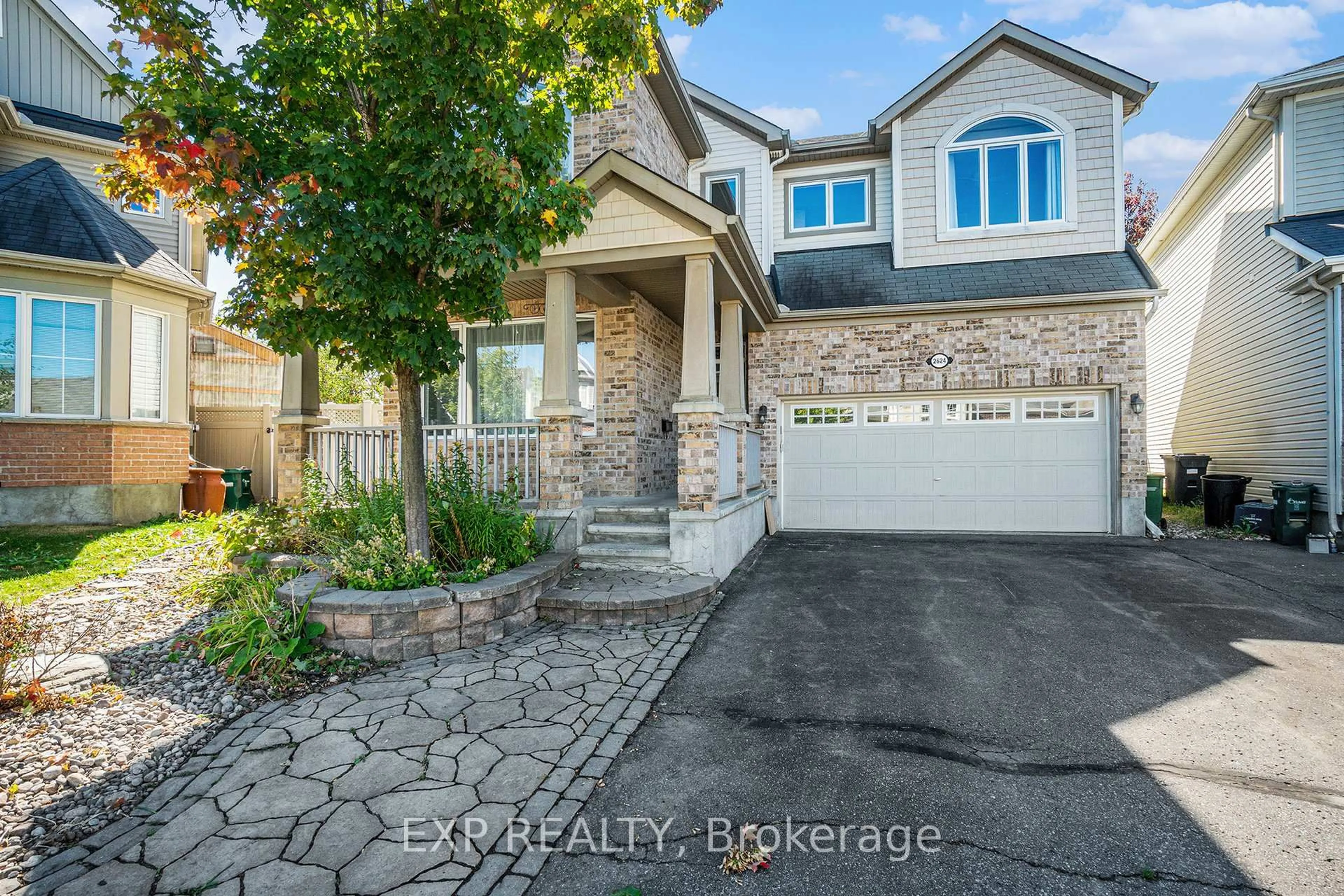 A pic from outside/outdoor area/front of a property/back of a property/a pic from drone, street for 2624 Watermusic Bay, Ottawa Ontario K2J 0T7