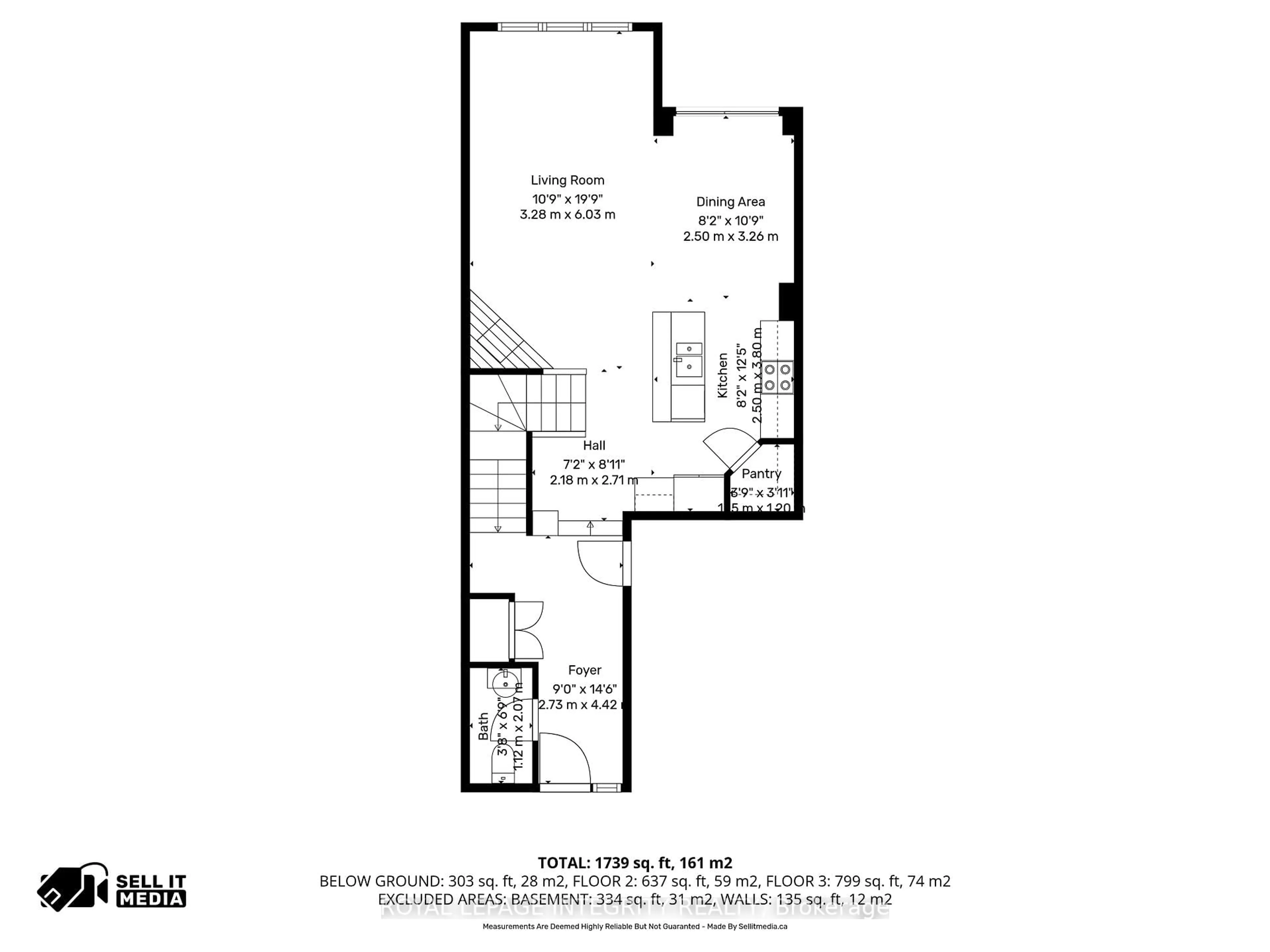 Floor plan for 532 Rochefort Circ, Ottawa Ontario K4A 0M8