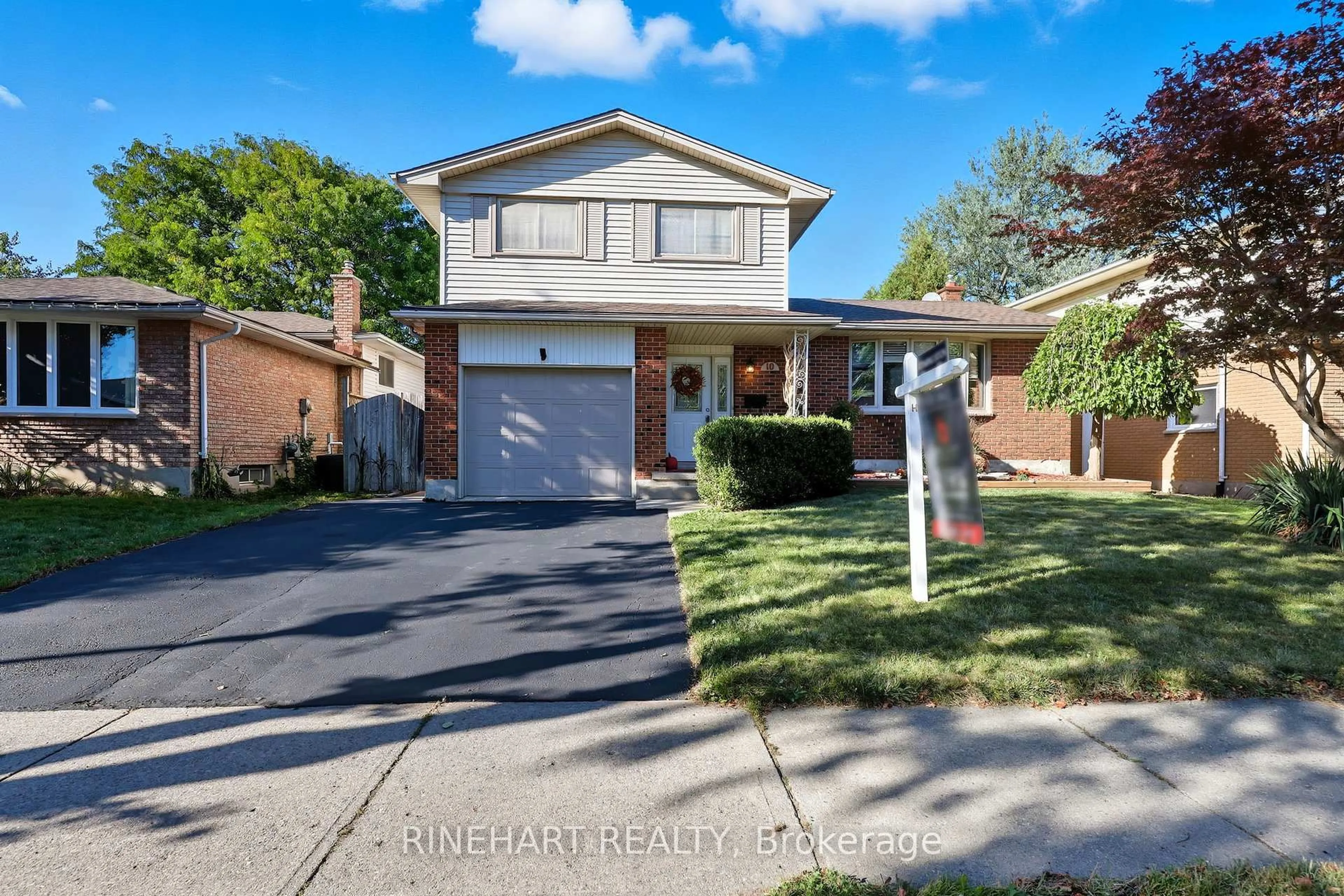 Home with brick exterior material, street for 10 Alayne Cres, London South Ontario N6E 2A3