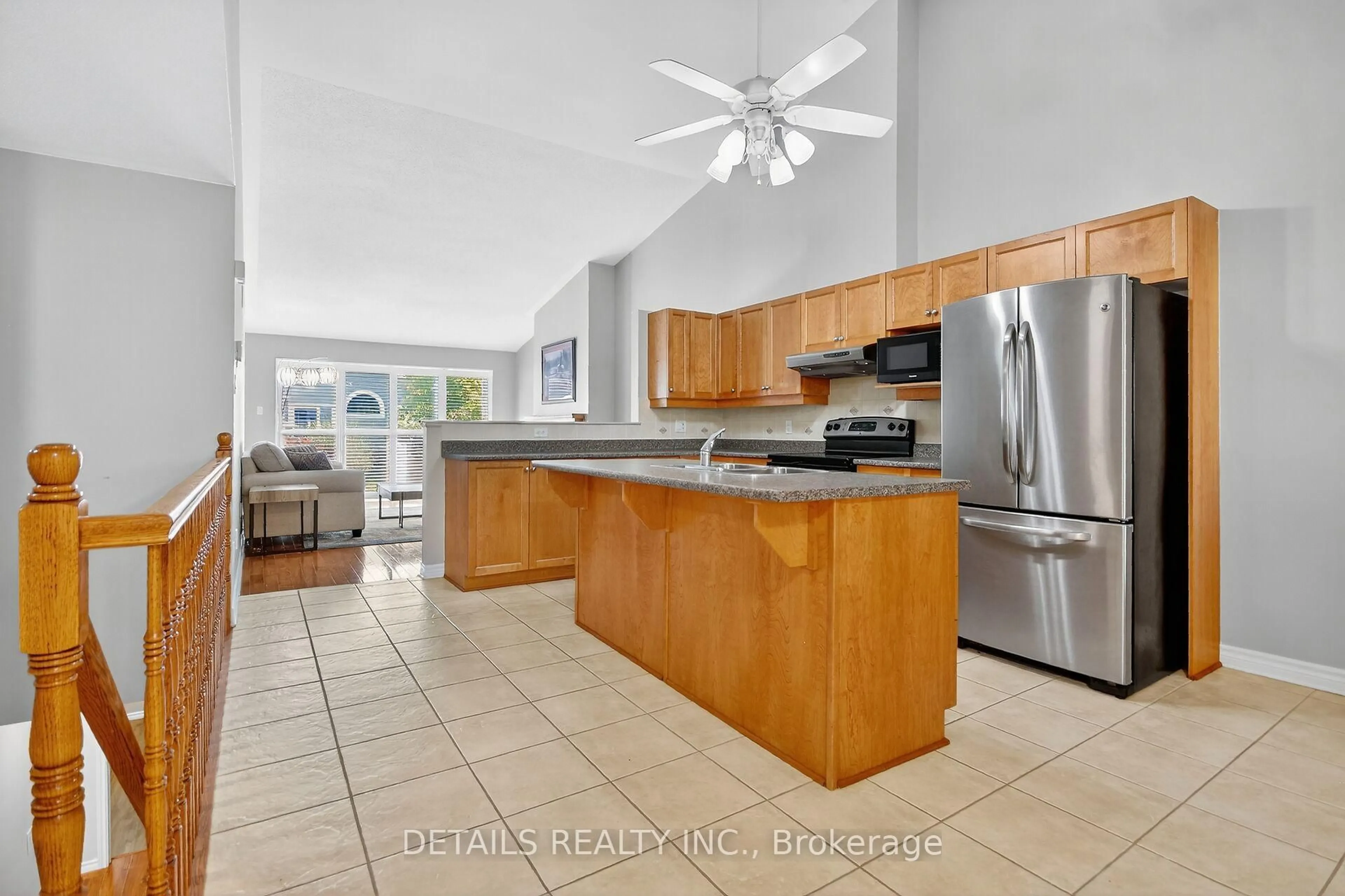 Open concept kitchen, ceramic/tile floor for 57 Nighthawk Crescent Cres, Kanata Ontario K2M 2X6