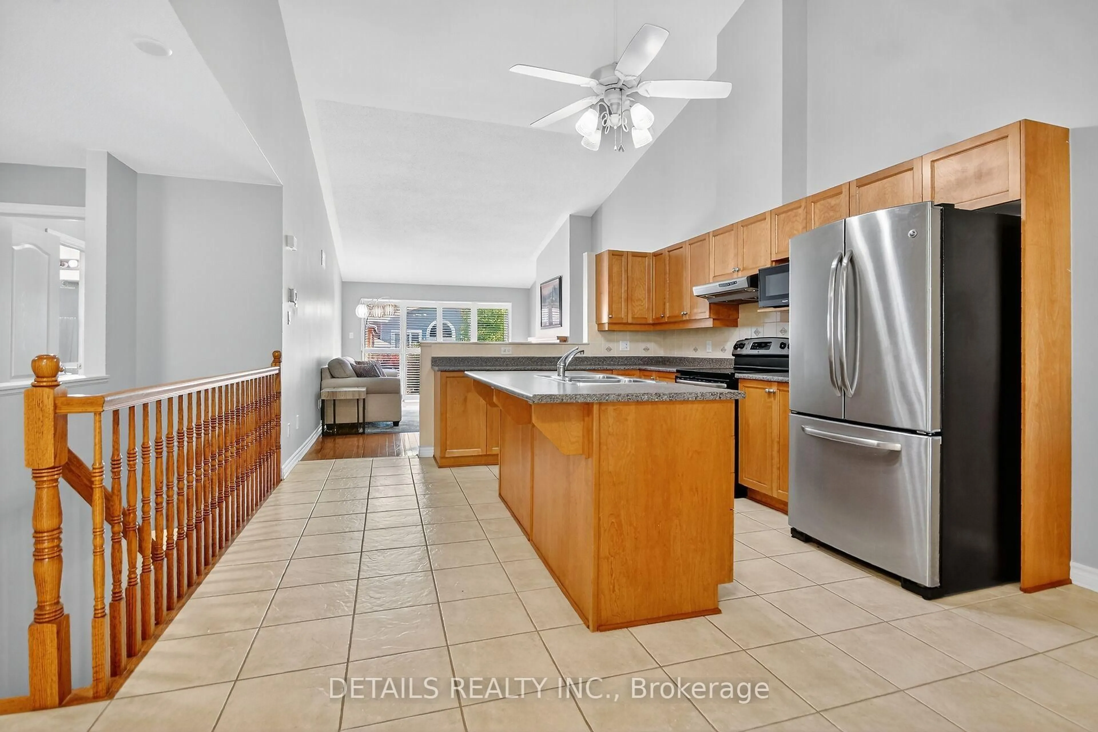 Open concept kitchen, ceramic/tile floor for 57 Nighthawk Crescent Cres, Kanata Ontario K2M 2X6