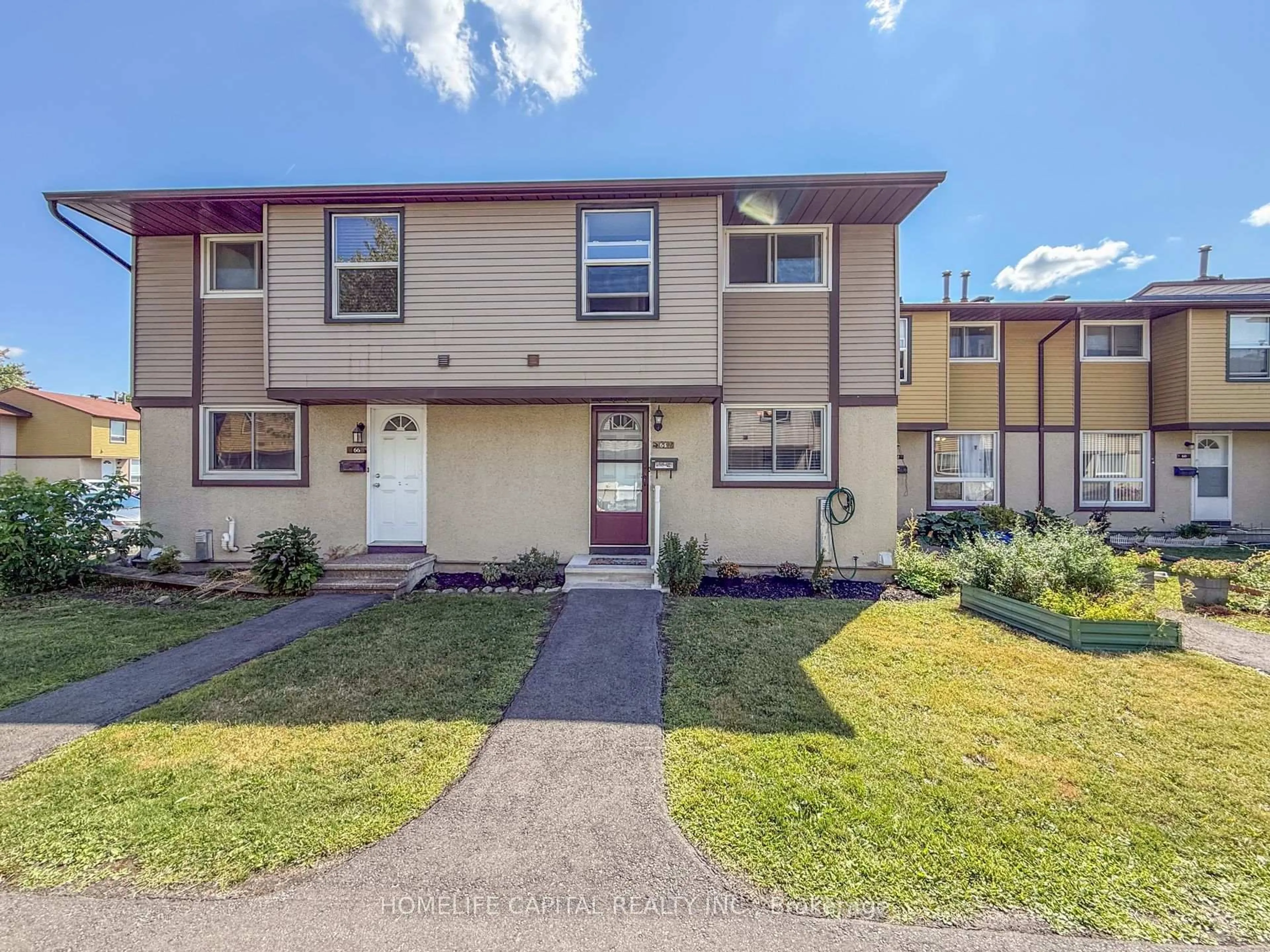 A pic from outside/outdoor area/front of a property/back of a property/a pic from drone, street for 2570 Southvale Cres #64, Ottawa Ontario K1B 5B7