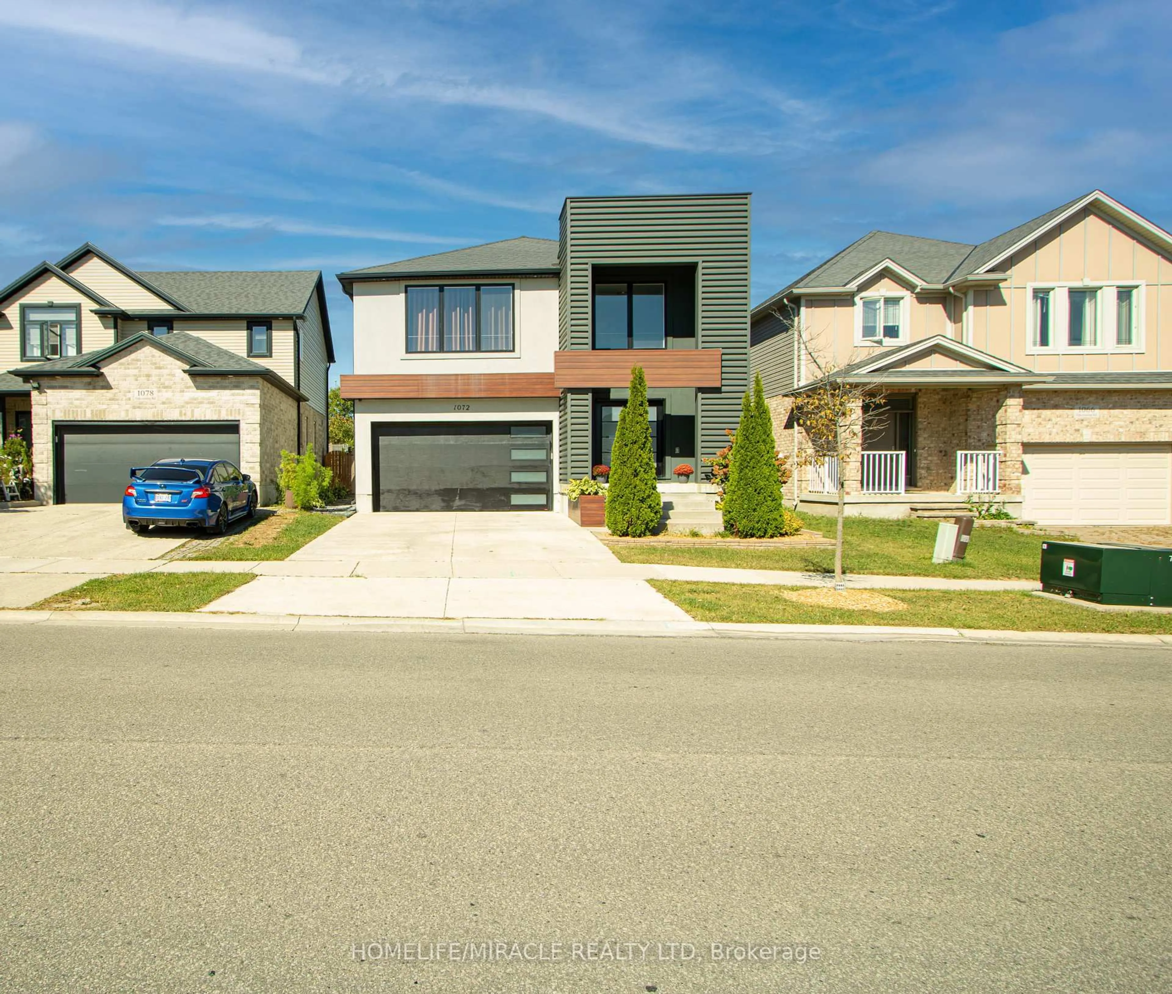 Home with brick exterior material, street for 1072 Oakcrossing Rd, London North Ontario N6H 0A8