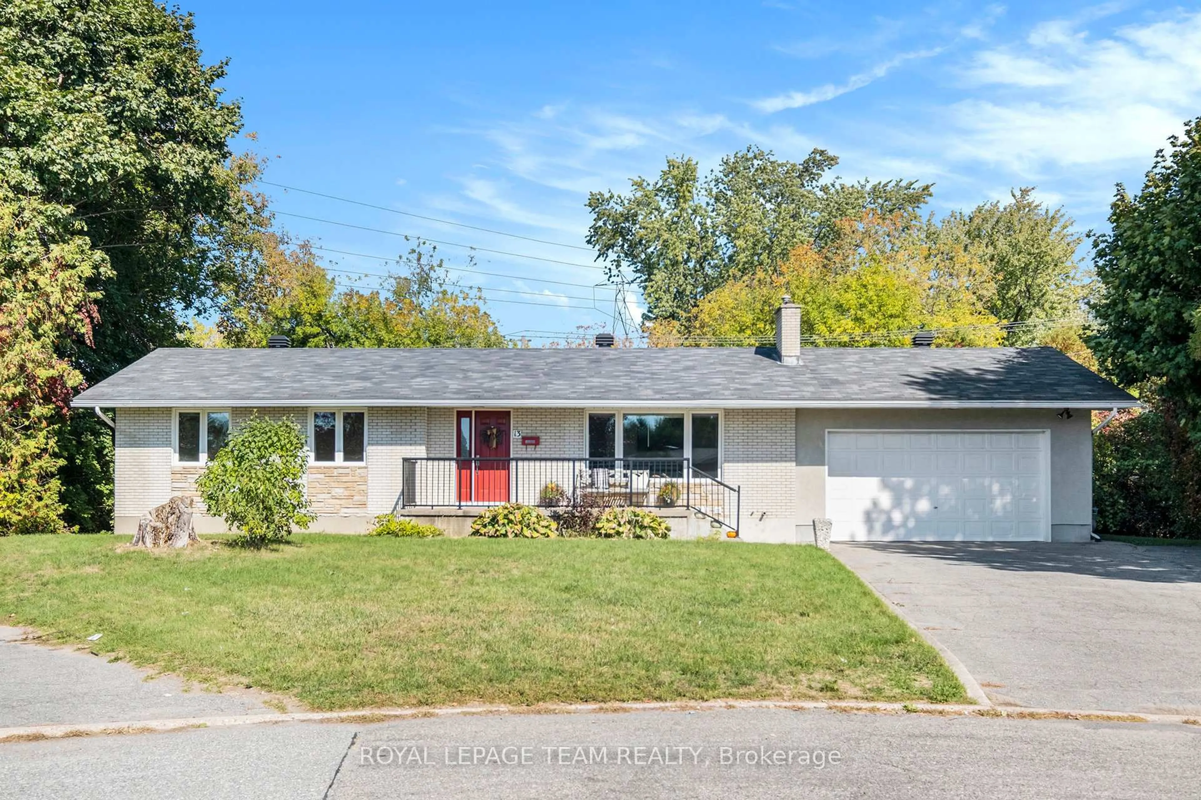 Home with vinyl exterior material, street for 13 Pritchard Dr, Ottawa Ontario K2G 1B2