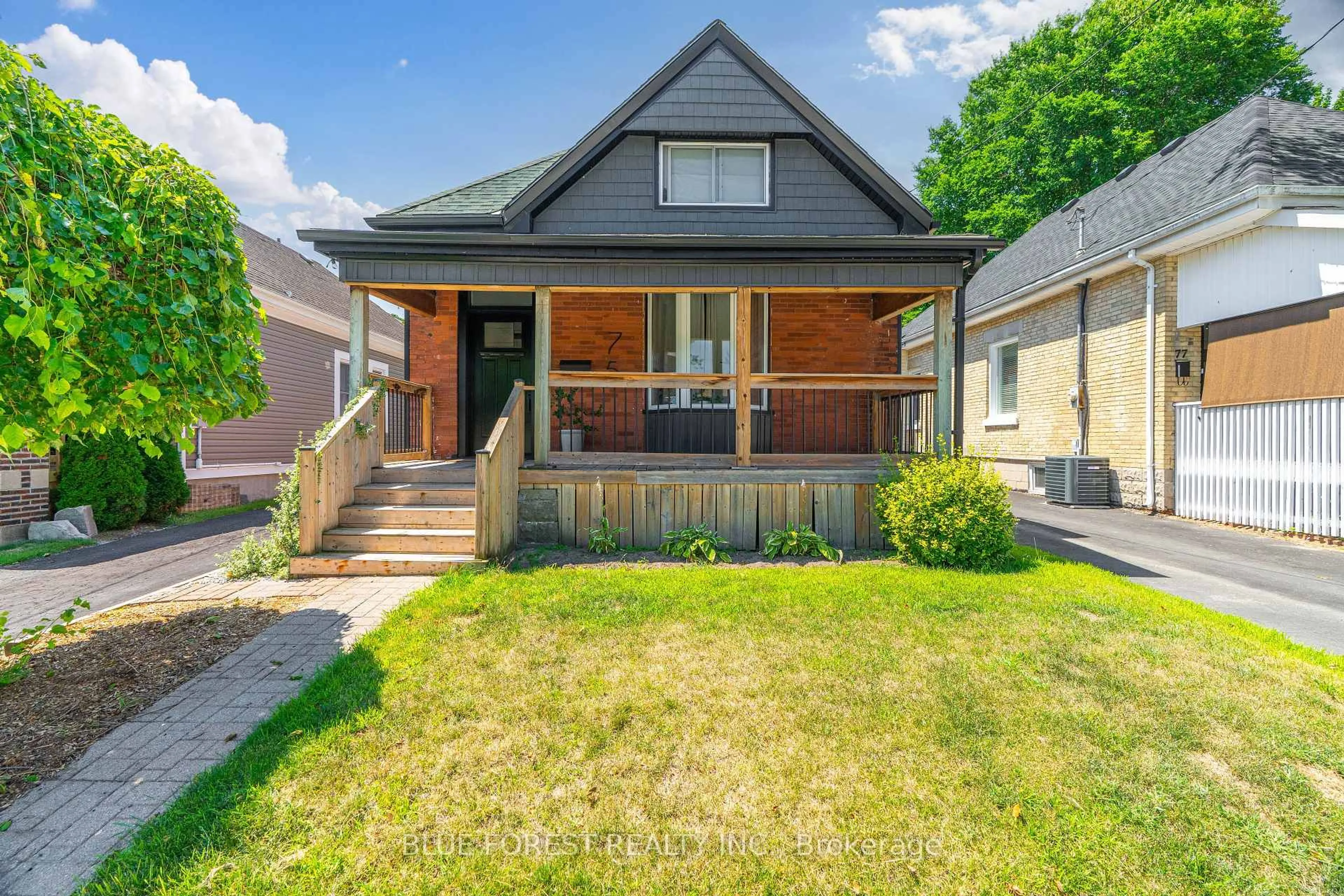 Home with brick exterior material, street for 75 Elm St, London East Ontario N5Z 2K4