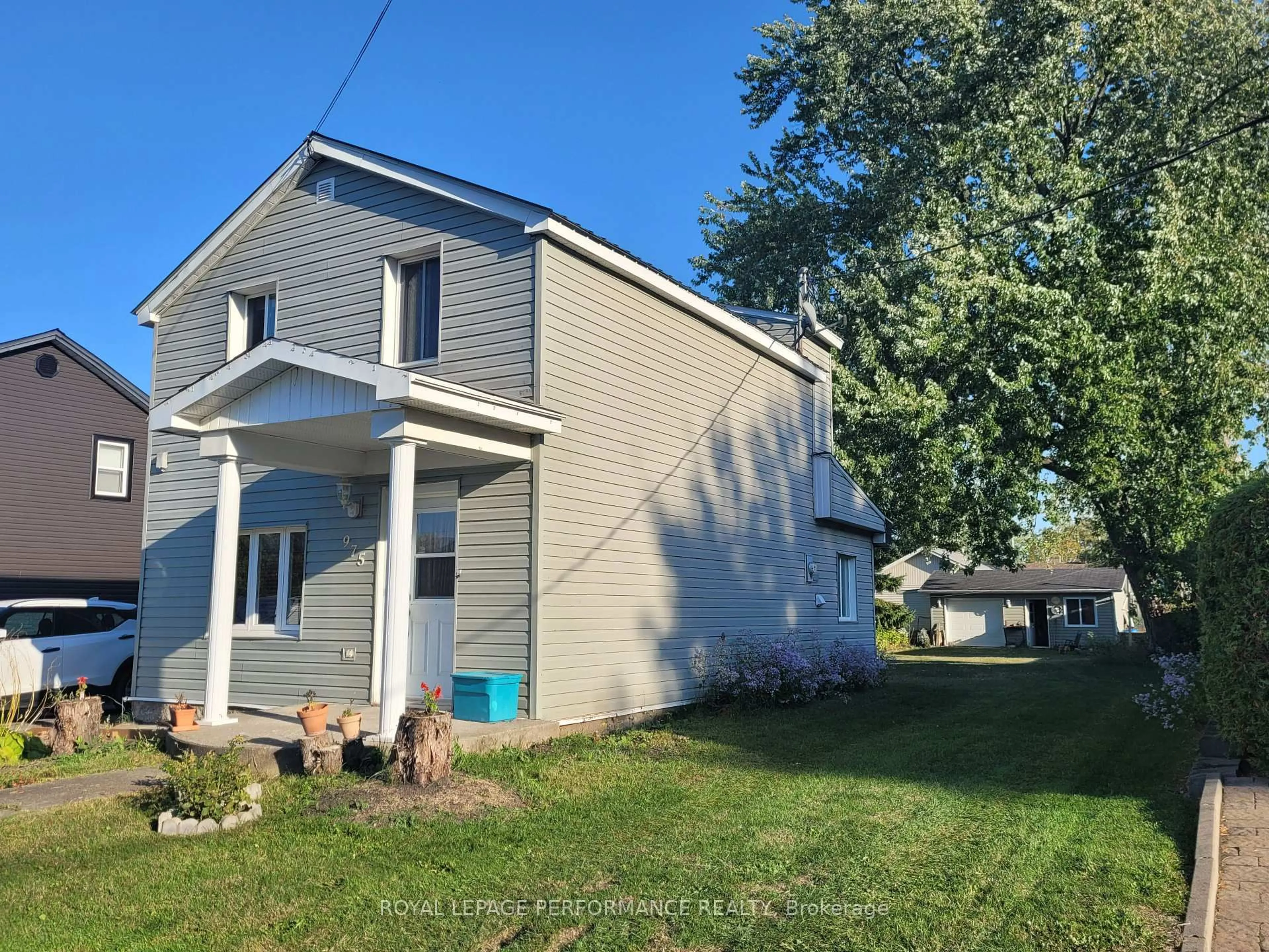 A pic from outside/outdoor area/front of a property/back of a property/a pic from drone, street for 975 Queen St, Champlain Ontario K0B 1K0