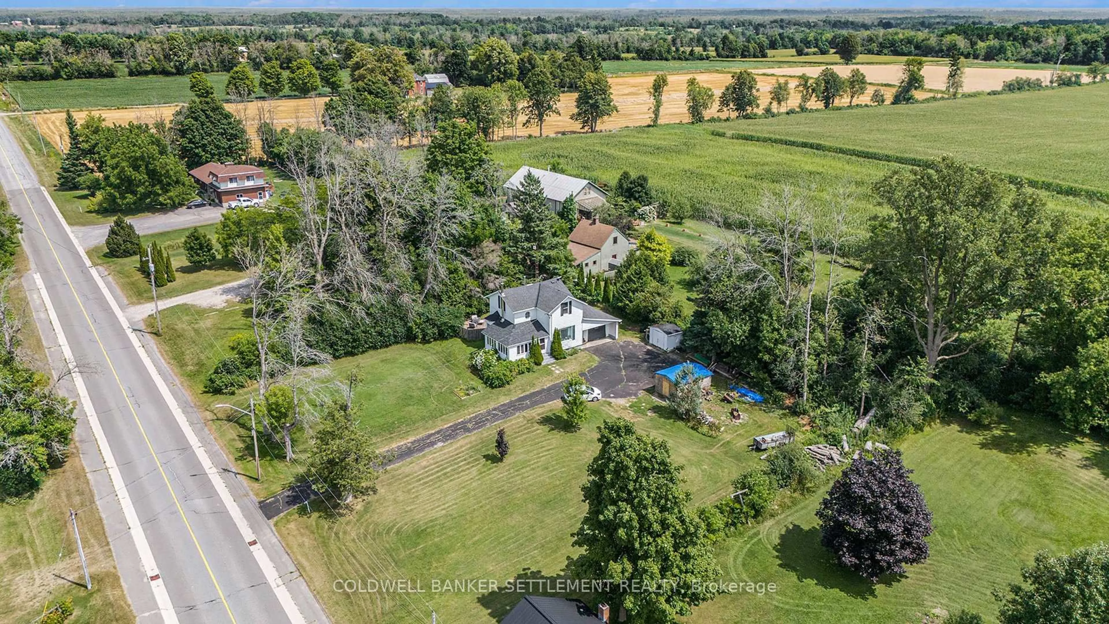 A pic from outside/outdoor area/front of a property/back of a property/a pic from drone, unknown for 3215 Drummond Con 8a Concession, Balderson Ontario K0G 1A0