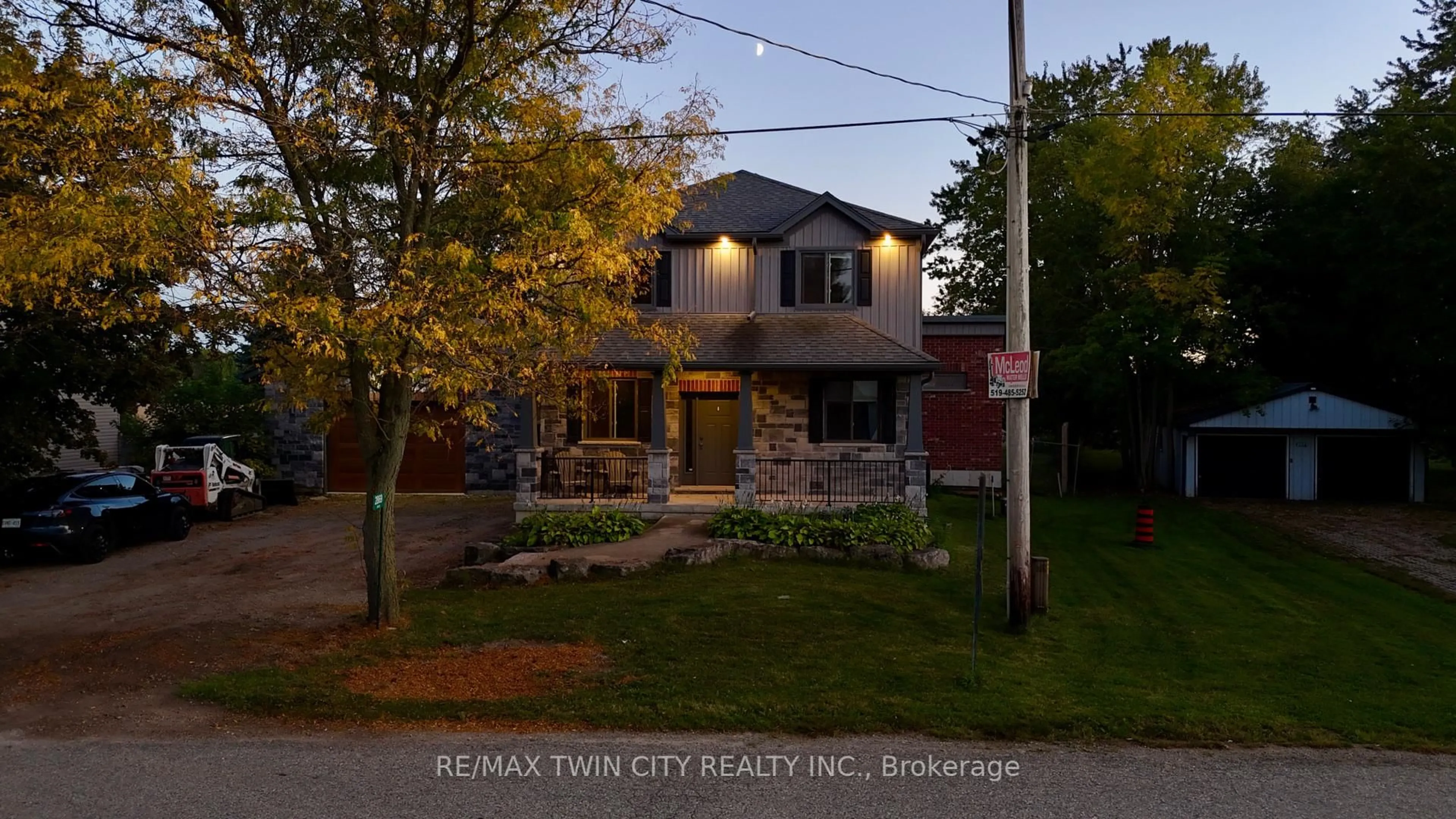 Home with brick exterior material, street for 2869 Line 45 Line, Perth East Ontario N0K 1J0