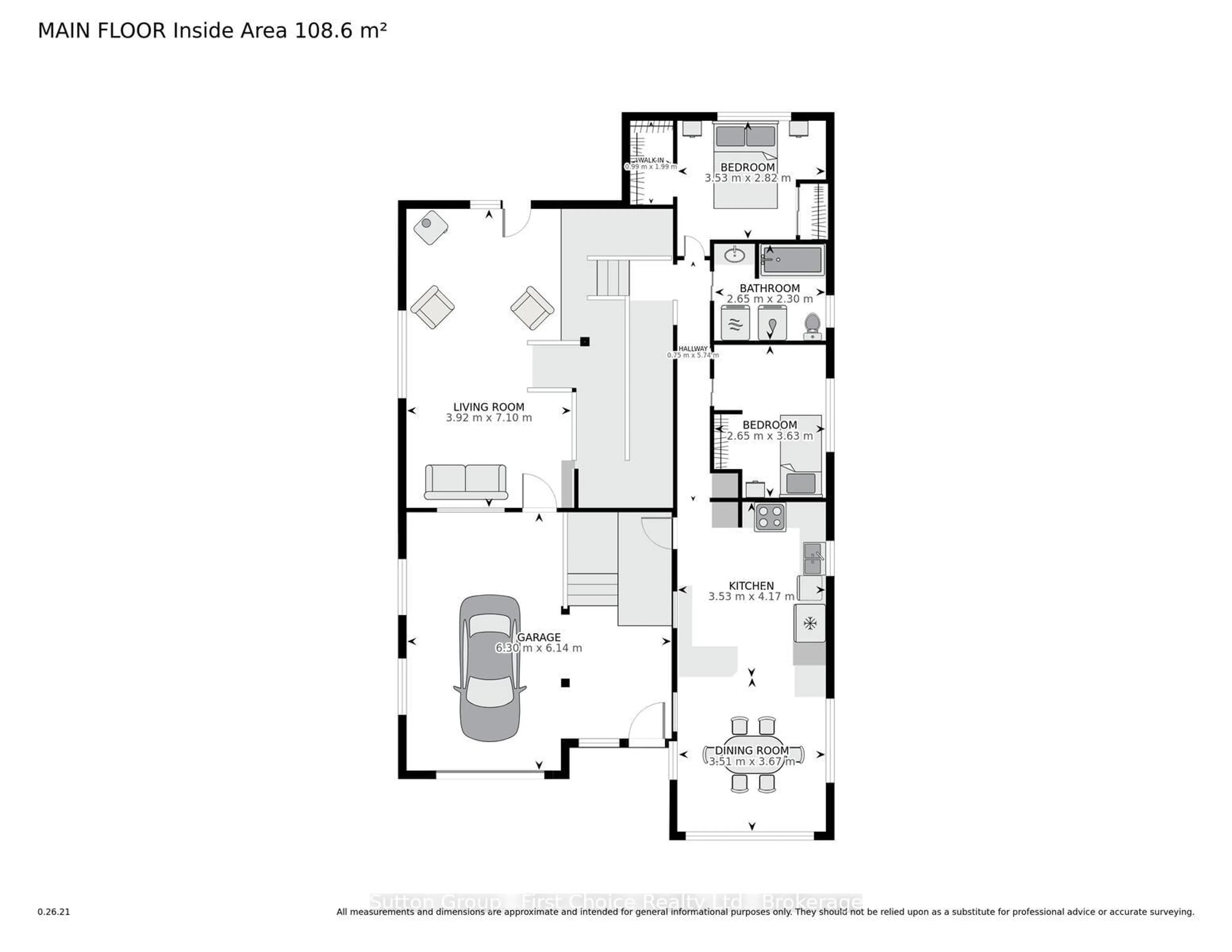 Floor plan for 129 Ash St, Perth East Ontario N5A 6S6
