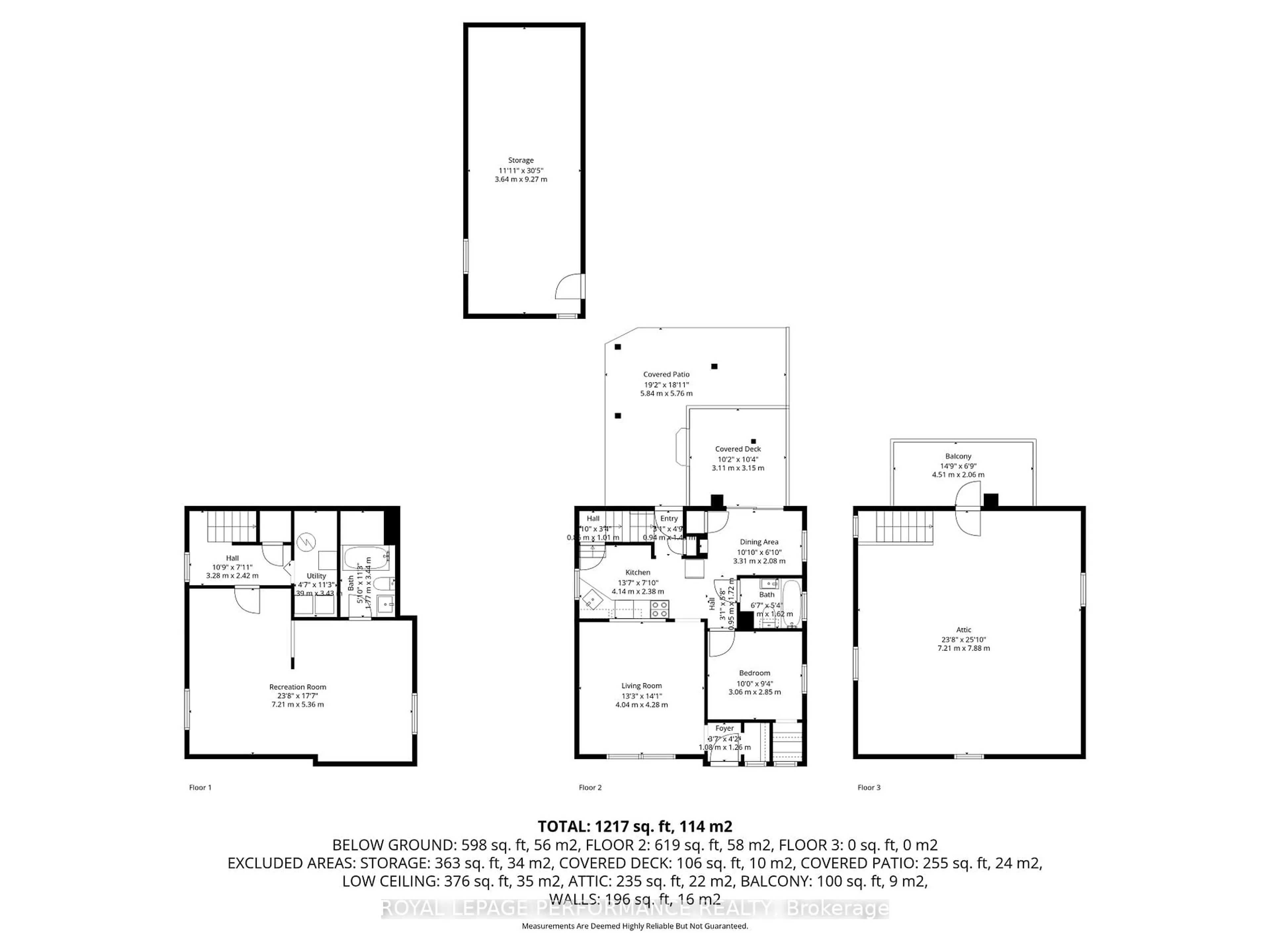 Floor plan for 543 Fifth St, Cornwall Ontario K6H 2M6