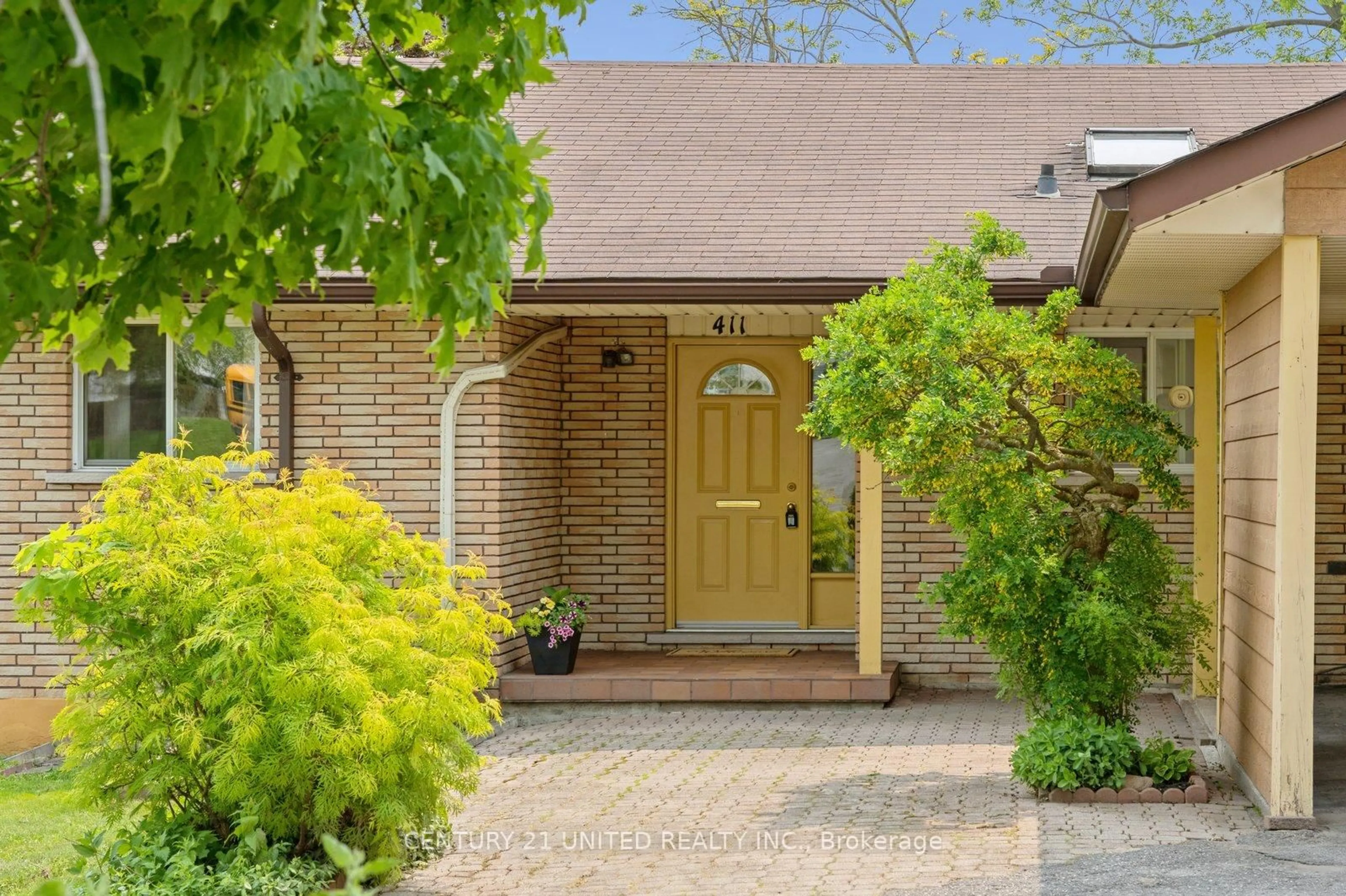 Home with brick exterior material, street for 411 Highland Rd, Peterborough Ontario K9H 5J6