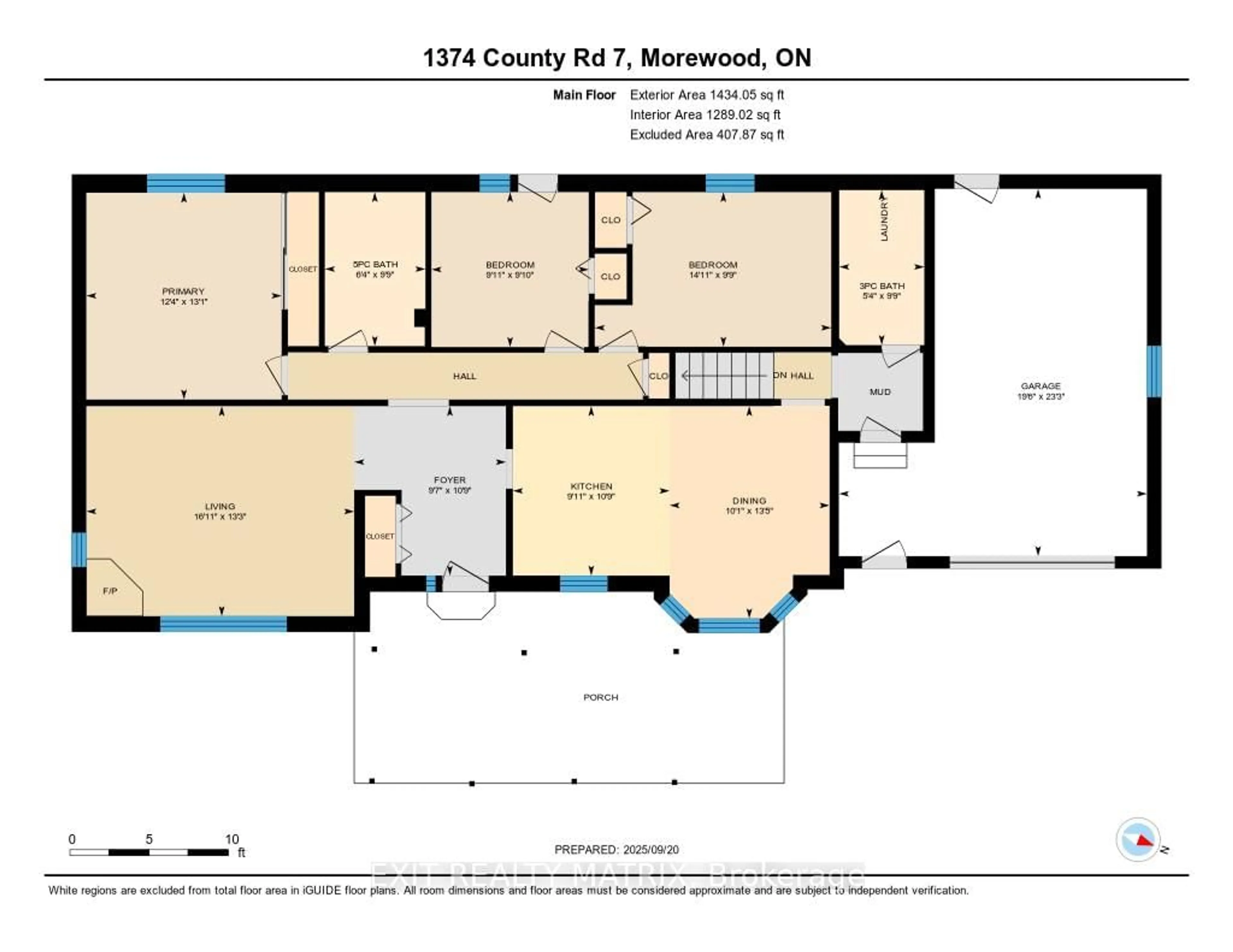 Floor plan for 1374 County 7 Rd, North Dundas Ontario K0A 2R0