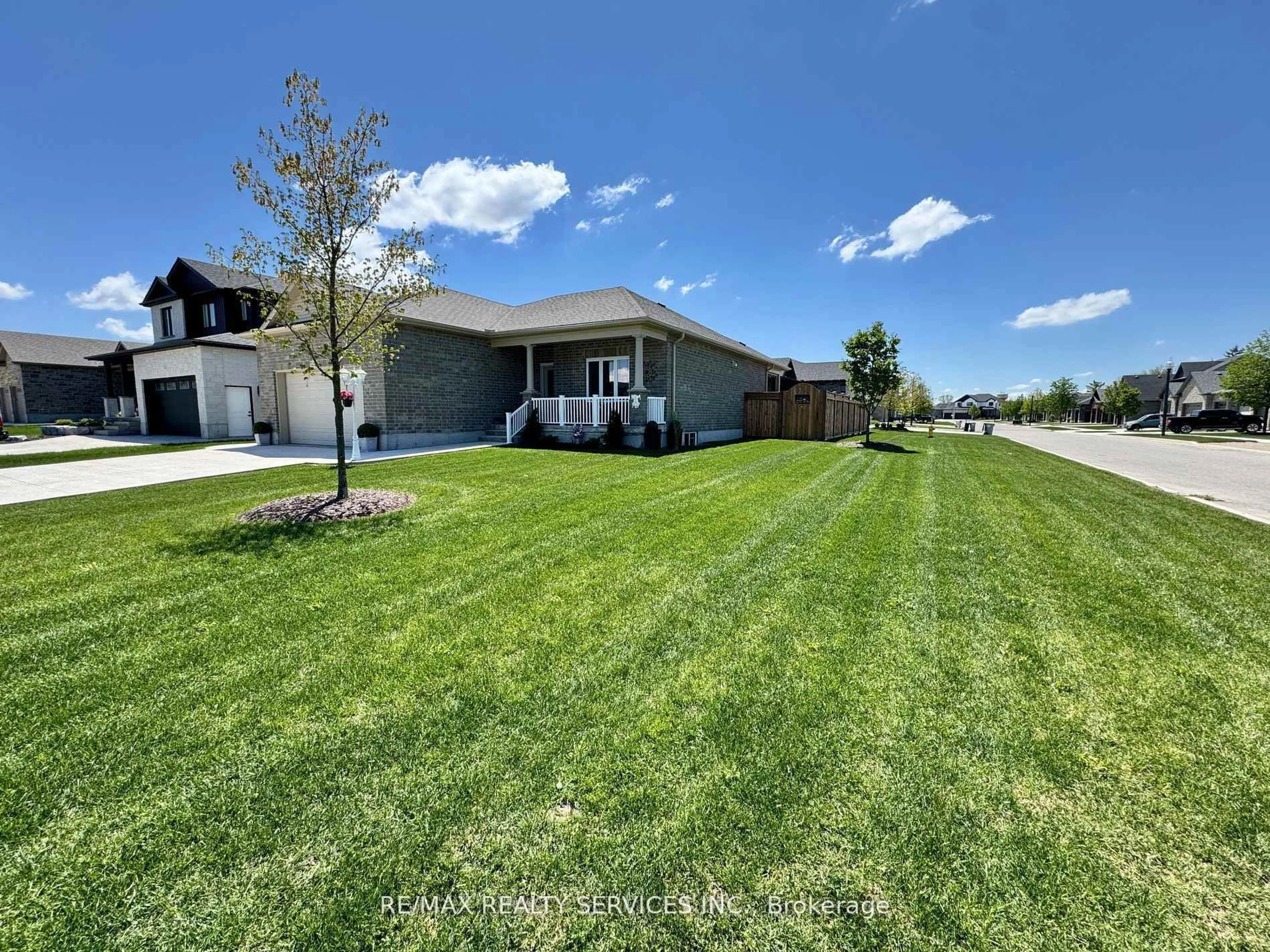 A pic from outside/outdoor area/front of a property/back of a property/a pic from drone, unknown for 255 Rogers Rd, North Perth Ontario N4W 0H3