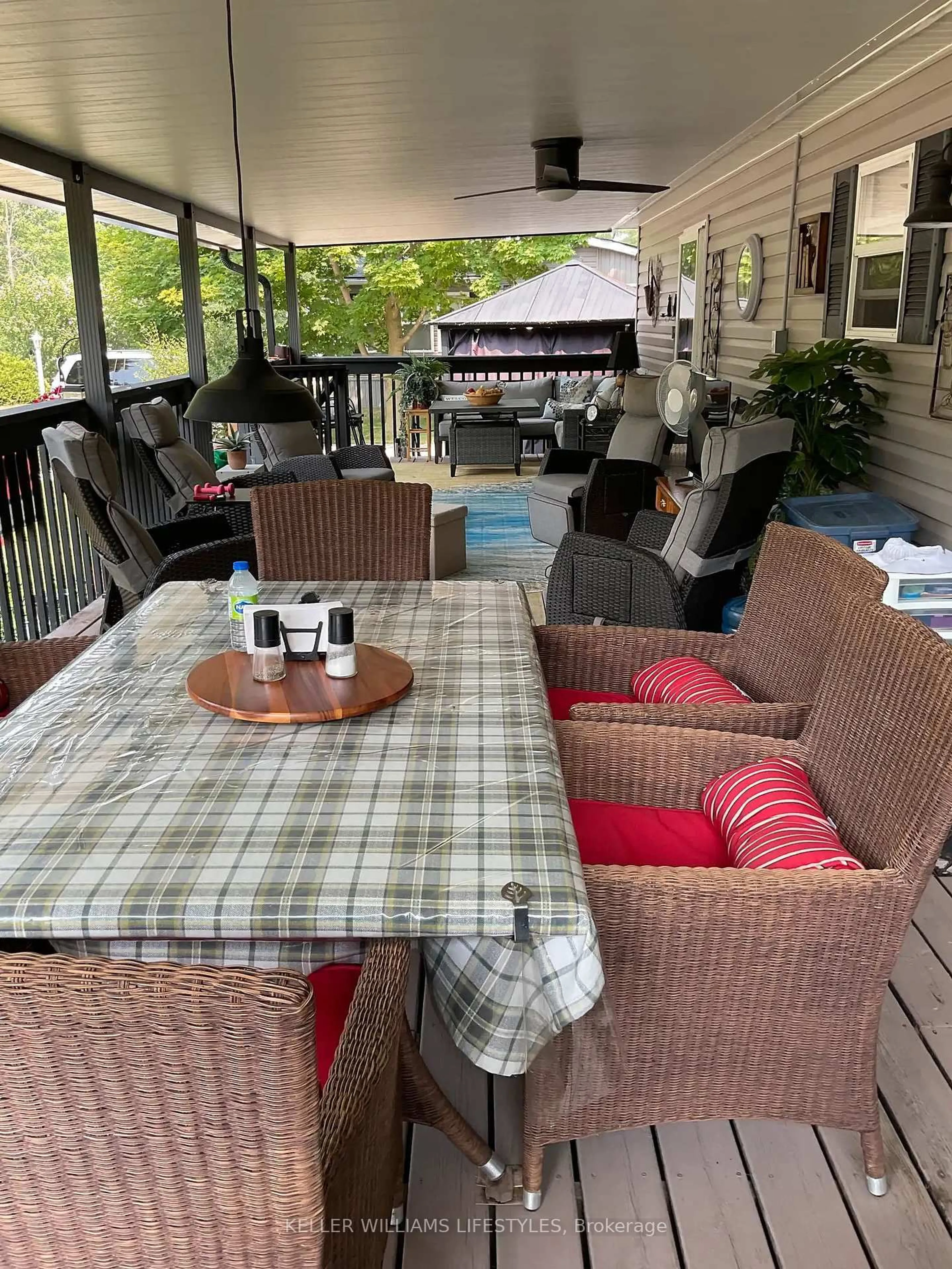 Patio, street for 9338 West Ipperwash Rd #JJ24, Lambton Shores Ontario N0N 1J2