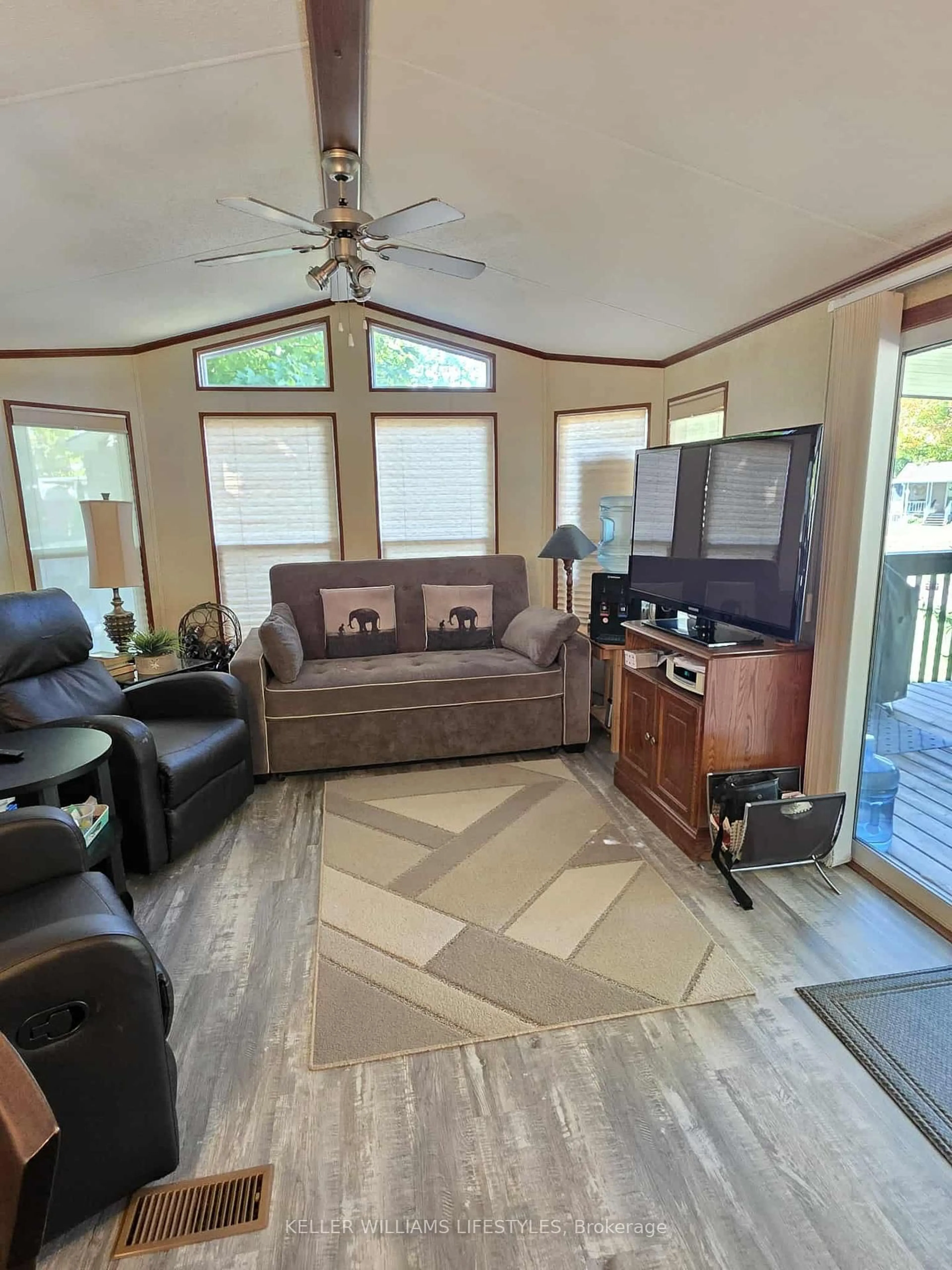 Living room with furniture, unknown for 9338 West Ipperwash Rd #JJ24, Lambton Shores Ontario N0N 1J2