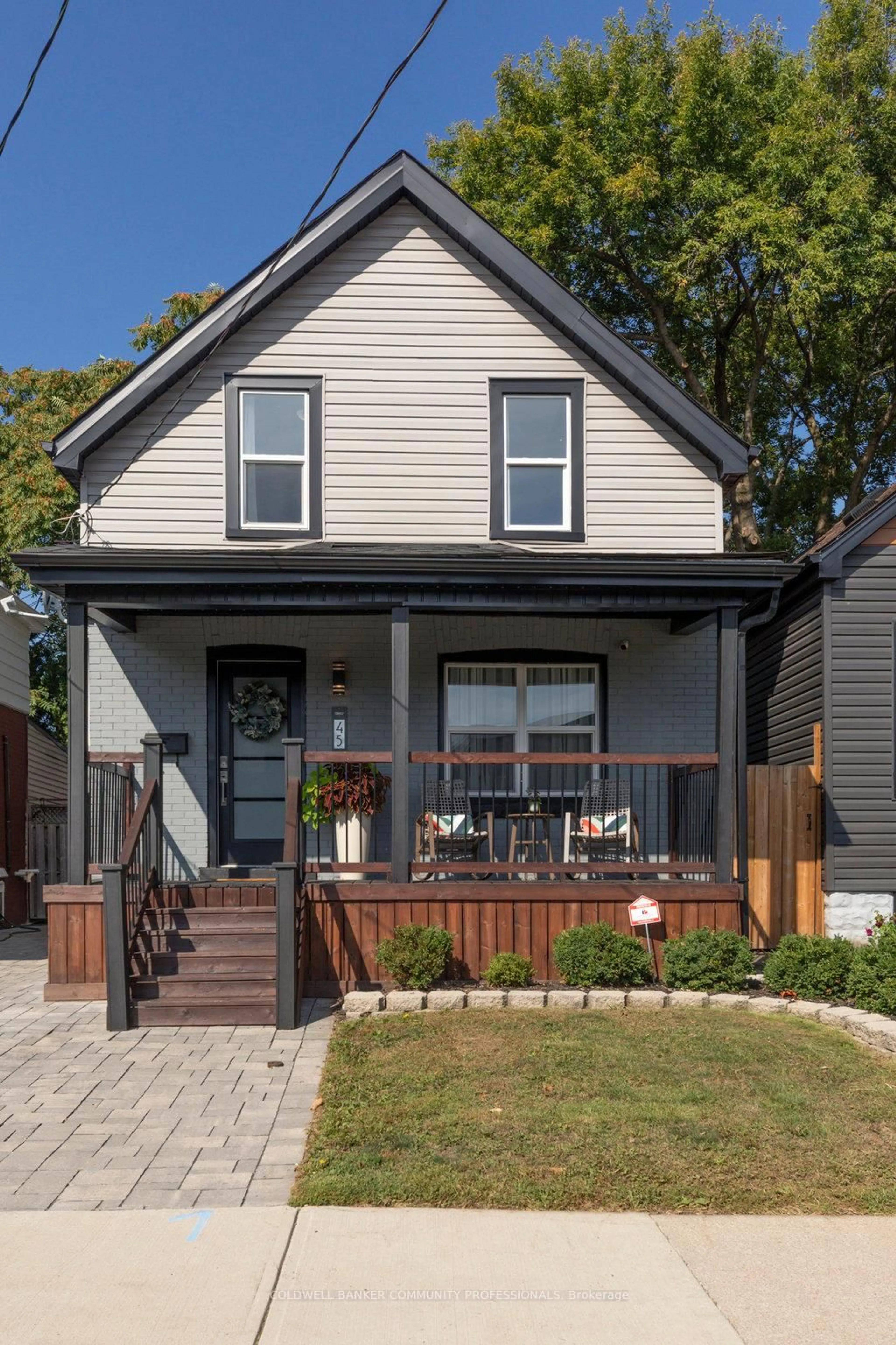Home with brick exterior material, street for 45 Tragina Ave, Hamilton Ontario L8H 5C4