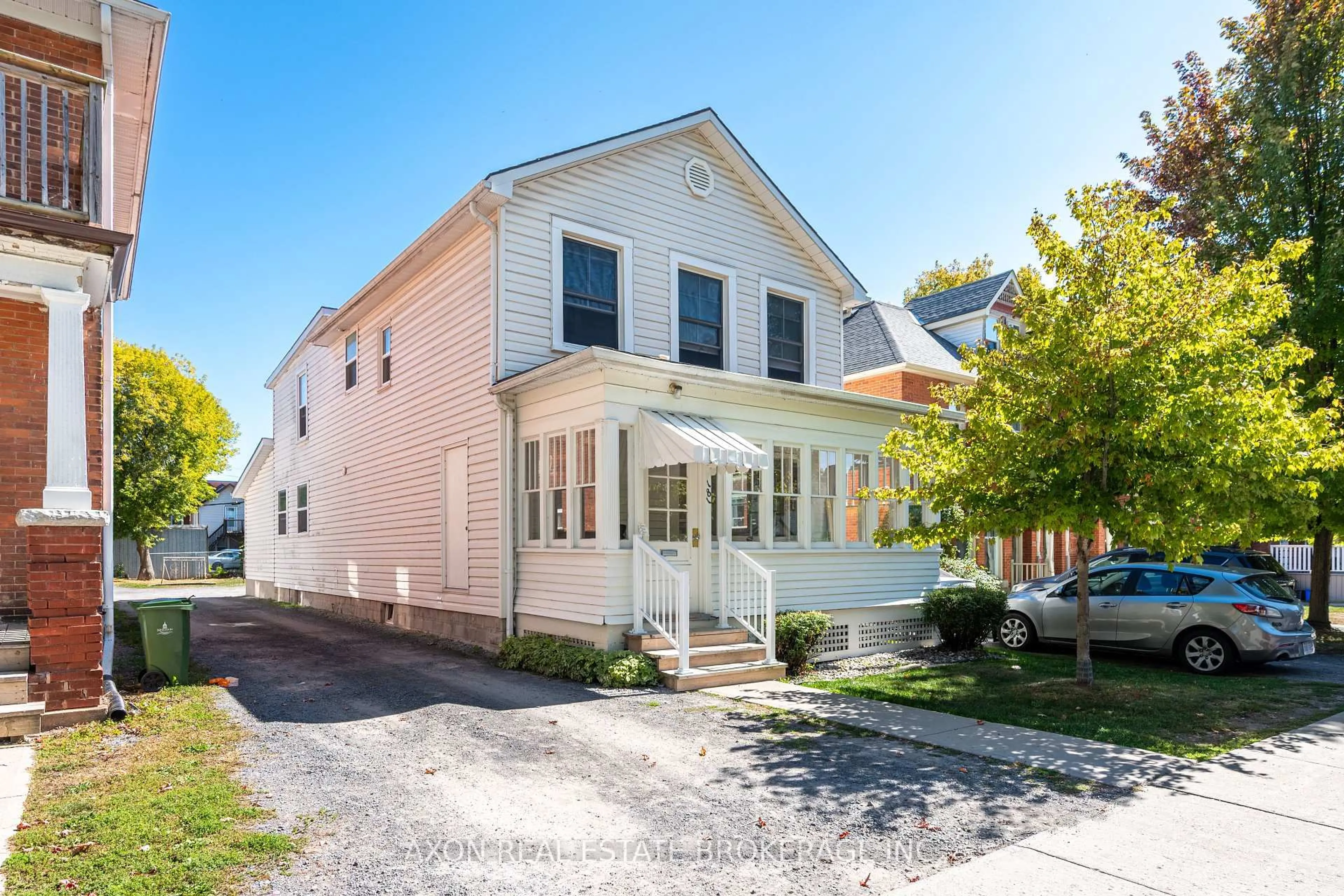 Home with vinyl exterior material, street for 181 Alfred St, Kingston Ontario K7L 3R8